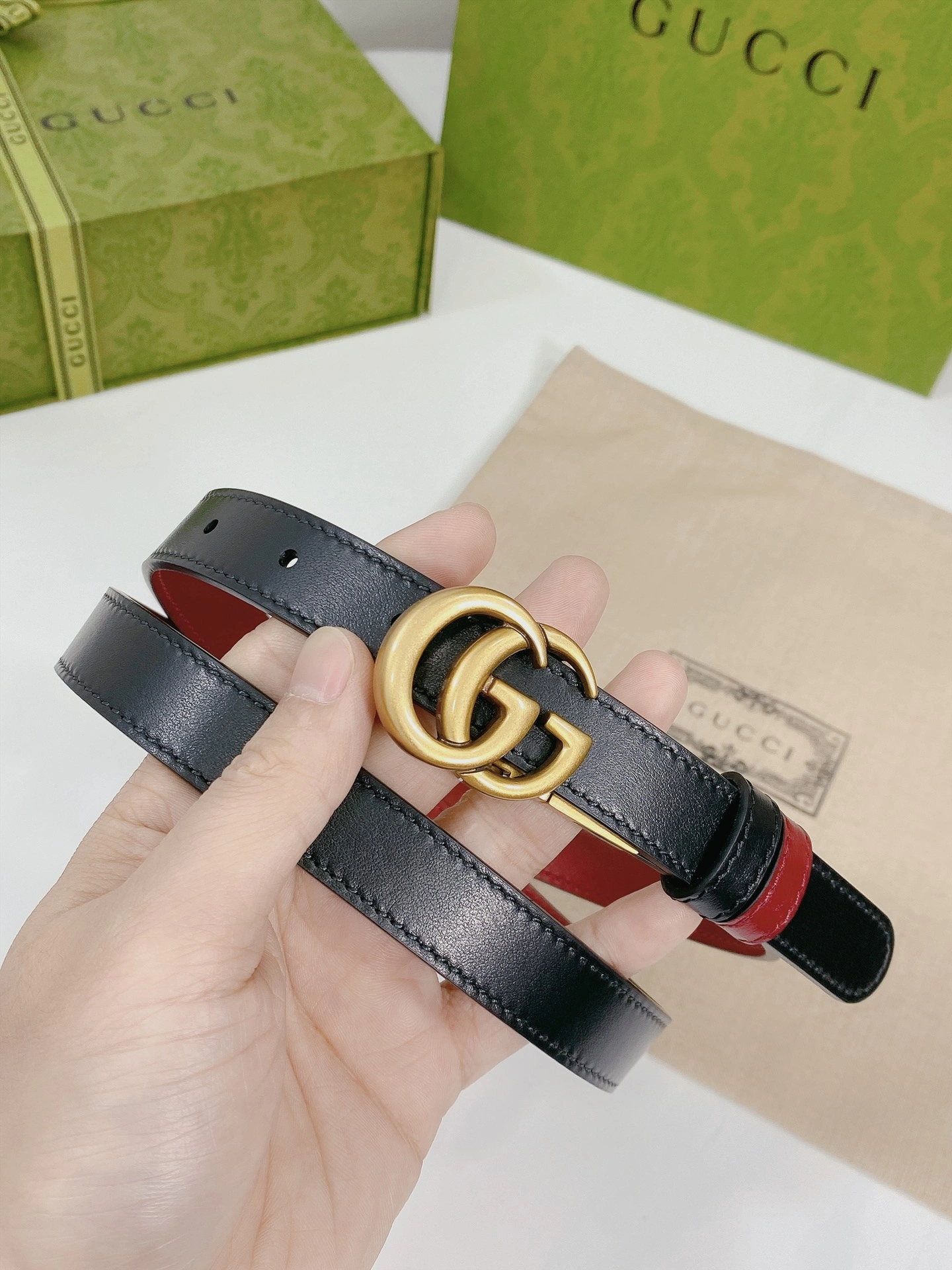 Unisex G*ucci Belts Top Version 14979
