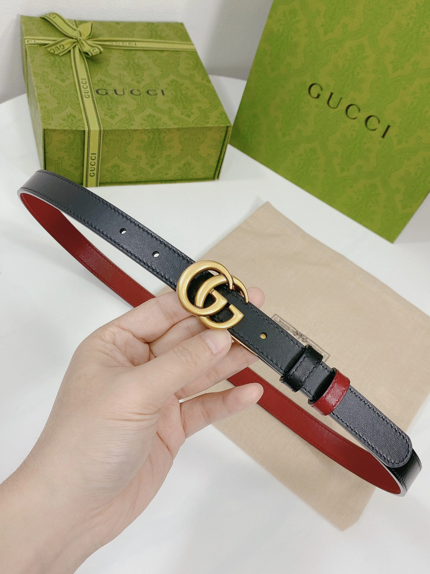 Unisex G*ucci Belts Top Version 14979