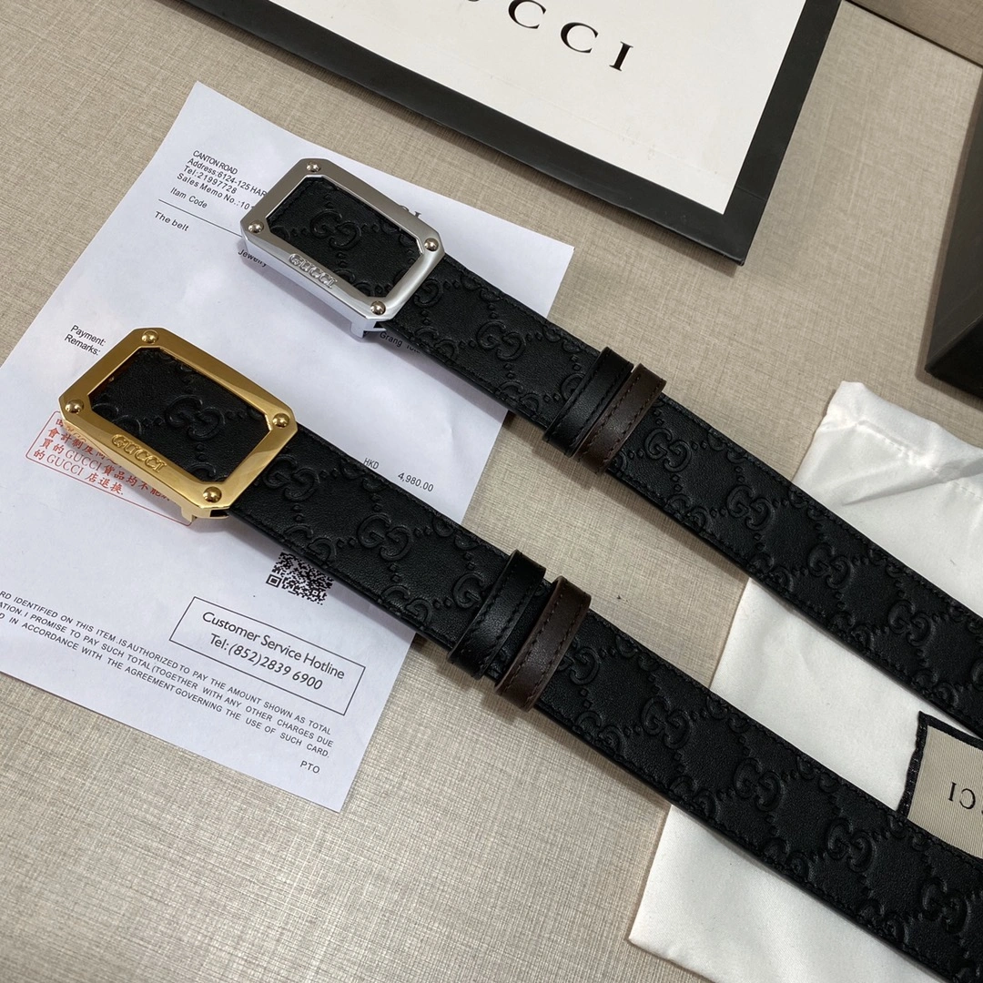 Unisex G*ucci Belts Top Version 14999