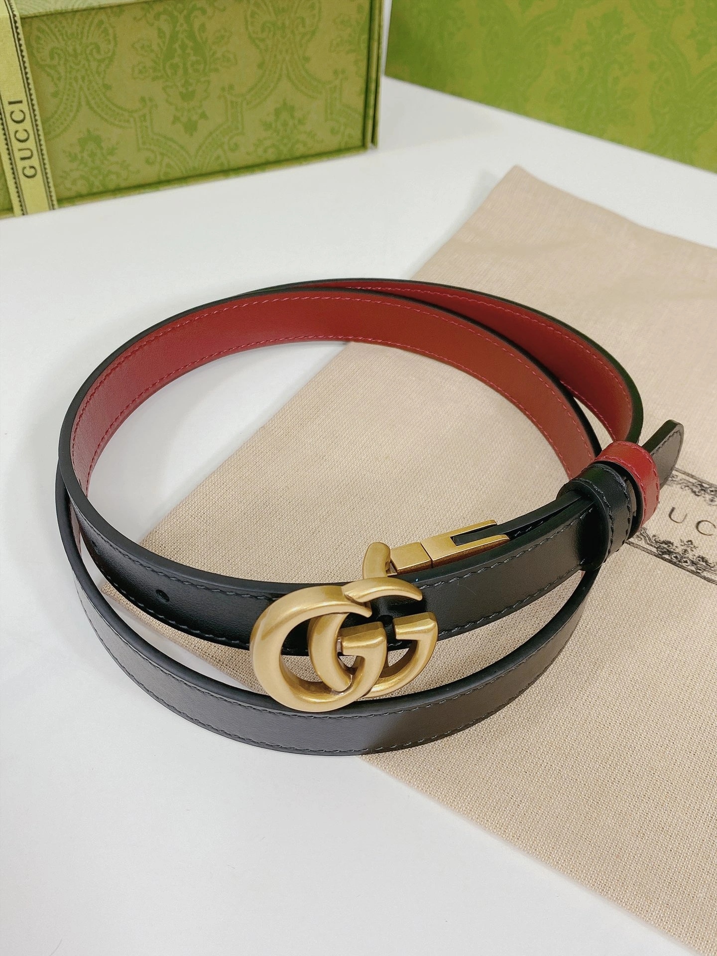 Unisex G*ucci Belts Top Version 14979