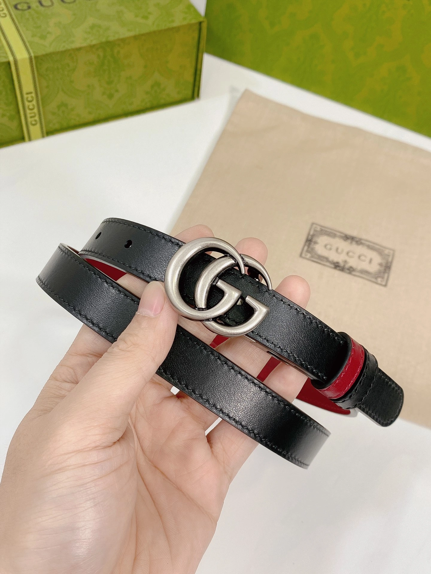 Unisex G*ucci Belts Top Version 14979