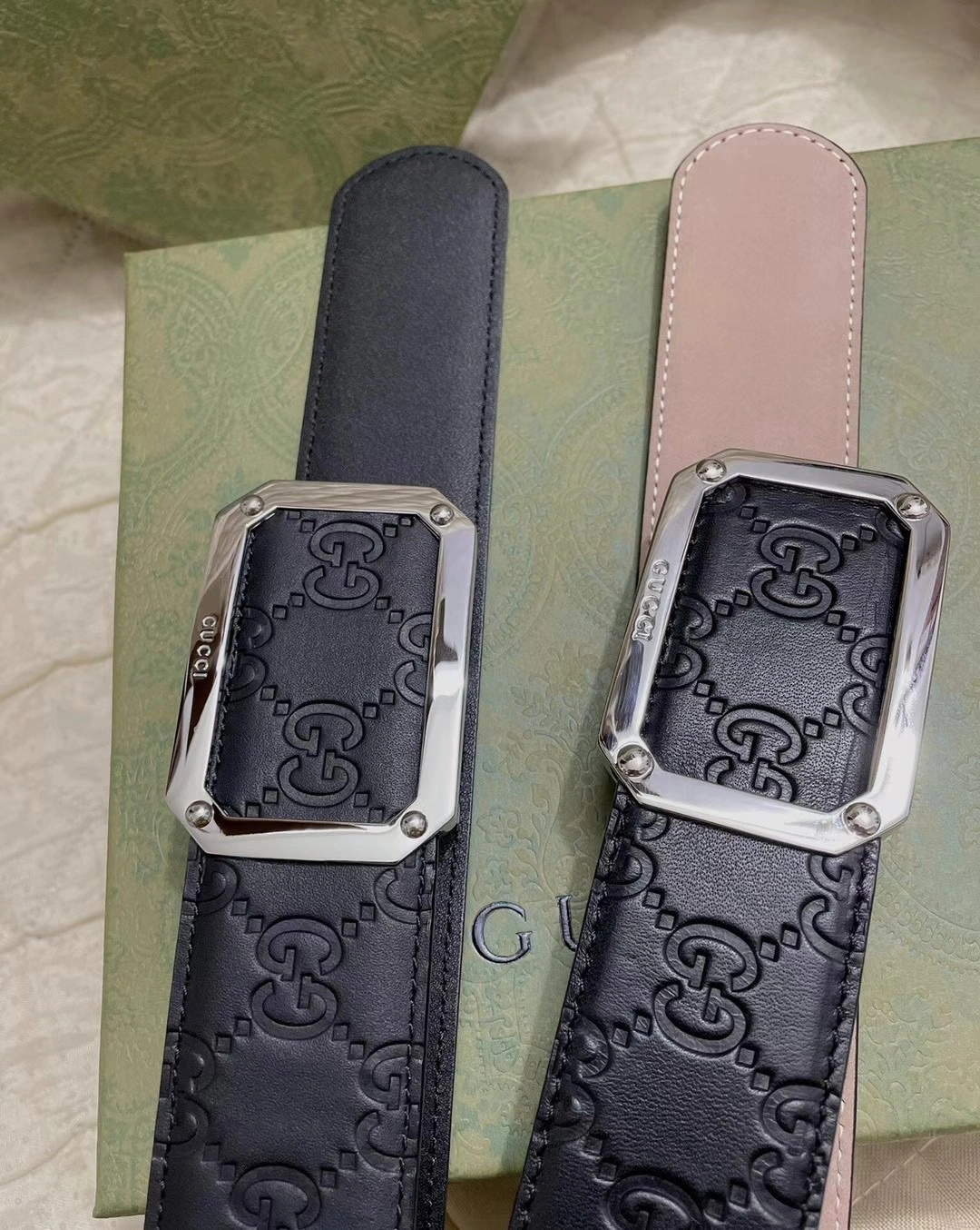 G*ucci Belts Top Version Stretchable 14996
