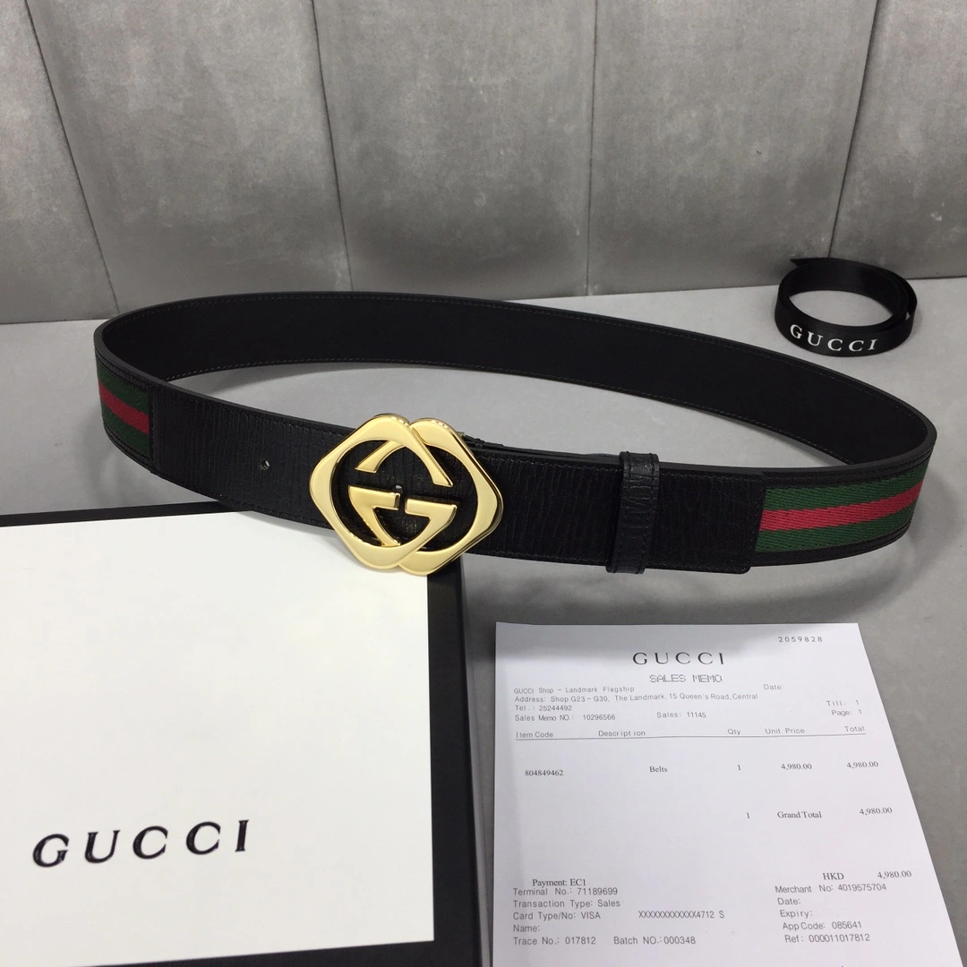 G*ucci Belts Top Version Durable 15021