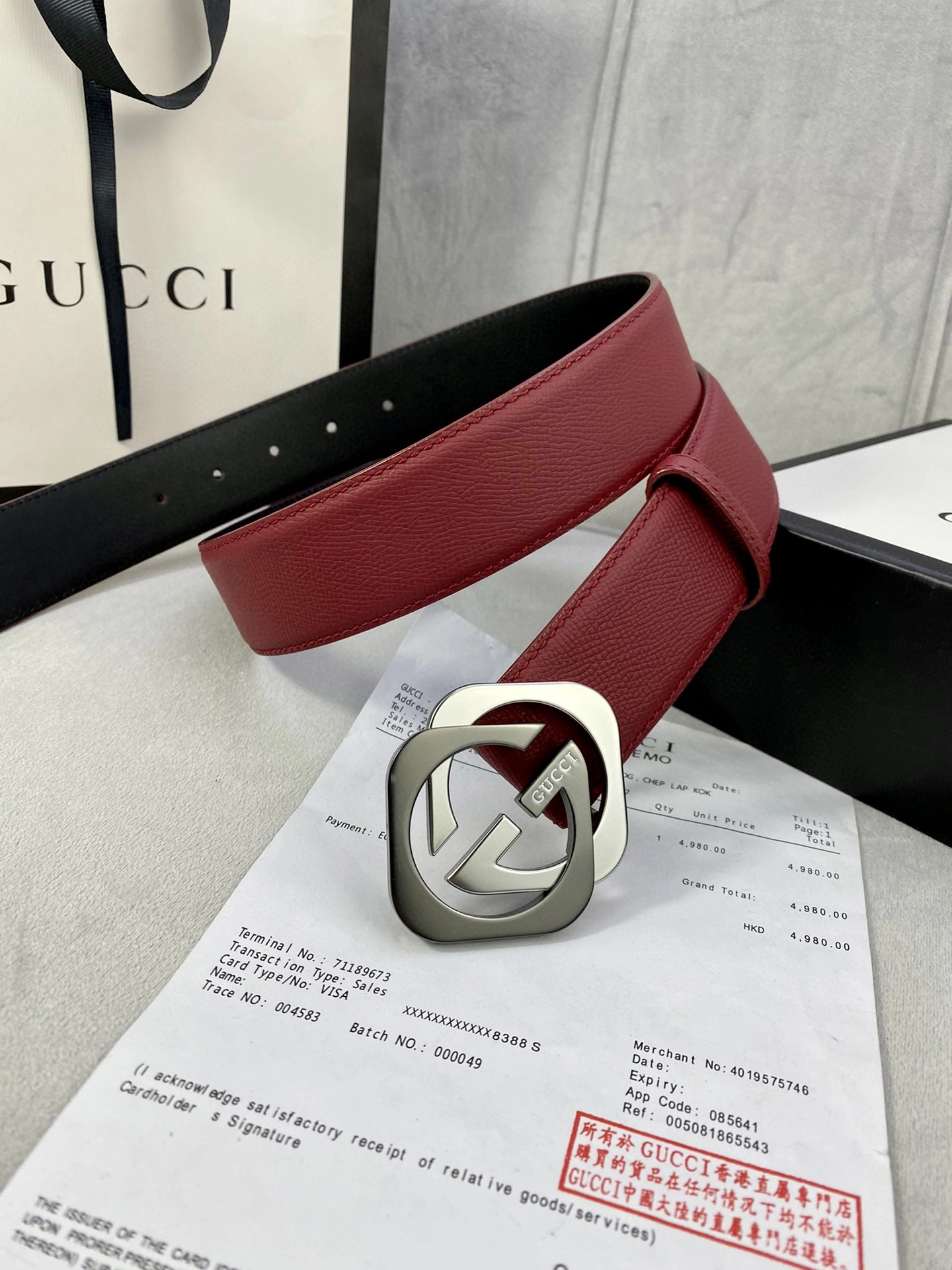 G*ucci Belts XX 20250407- Packable 14730