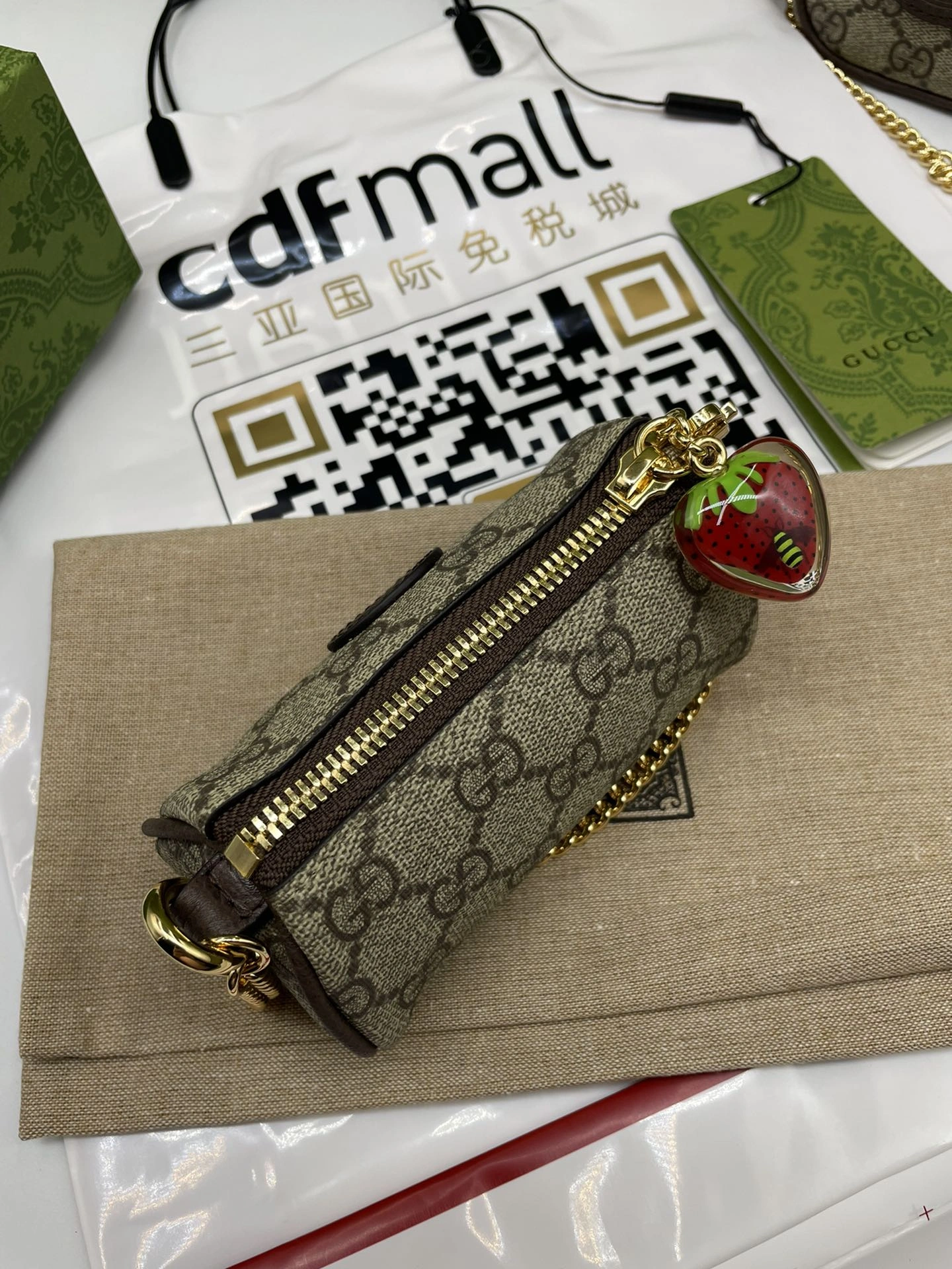 ZipUp G*ucci Crossbody bag Top Quality HT 20231011-102 12.5*6*6cm 7939