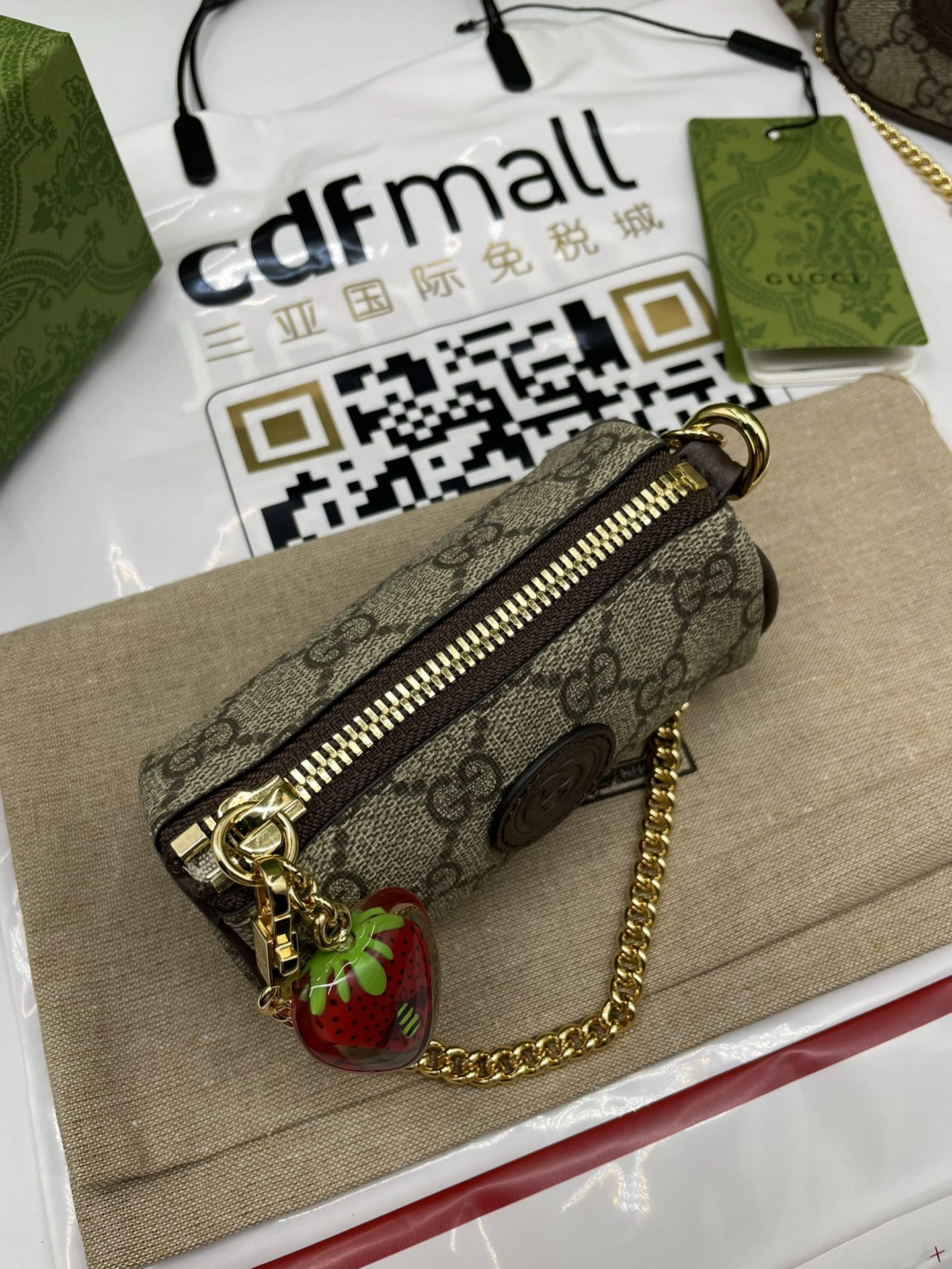 ZipUp G*ucci Crossbody bag Top Quality HT 20231011-102 12.5*6*6cm 7939