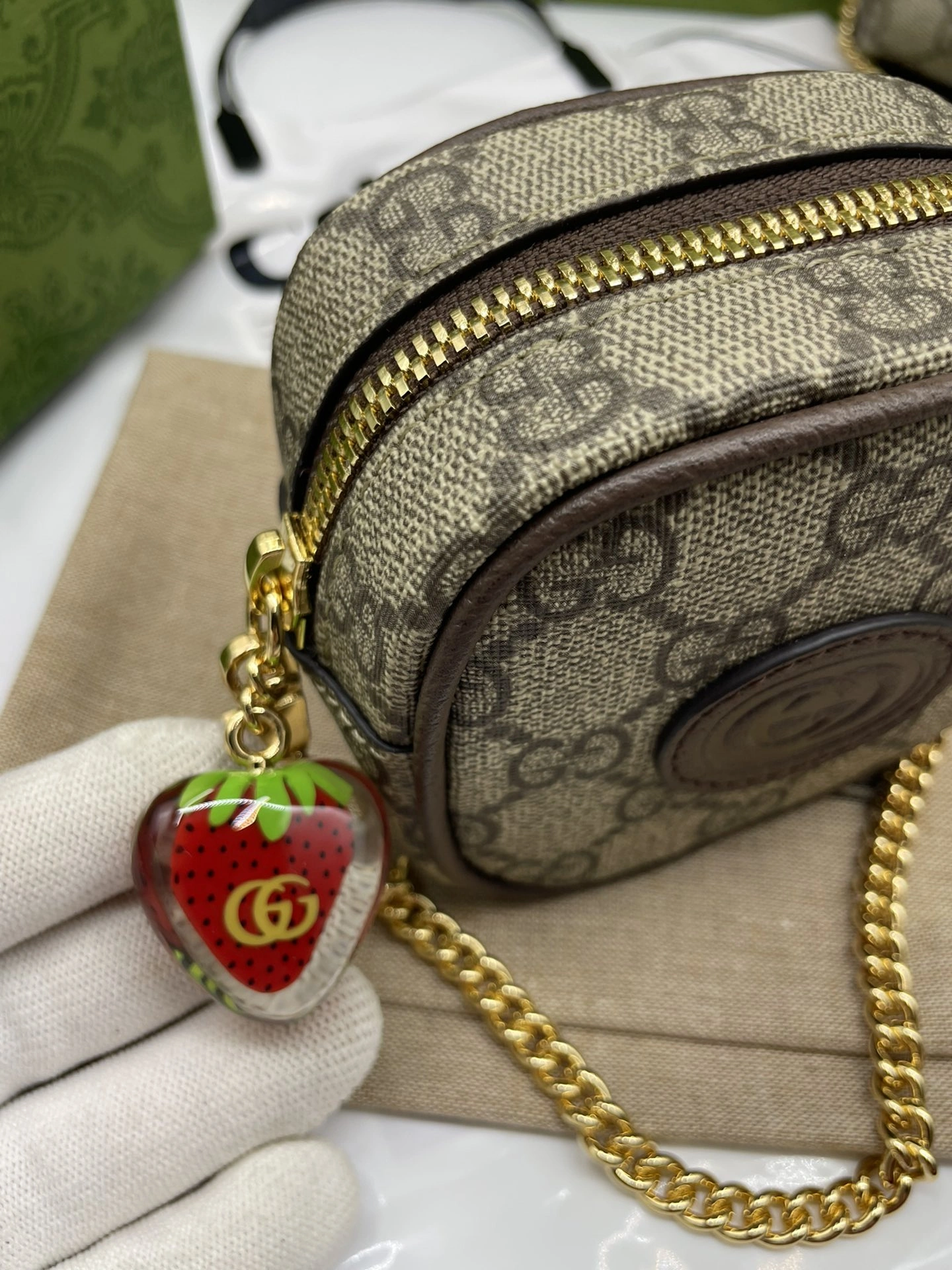 Durable G*ucci Crossbody bag Top Quality HT 20231011-103 8.5*8*5.5cm 7940