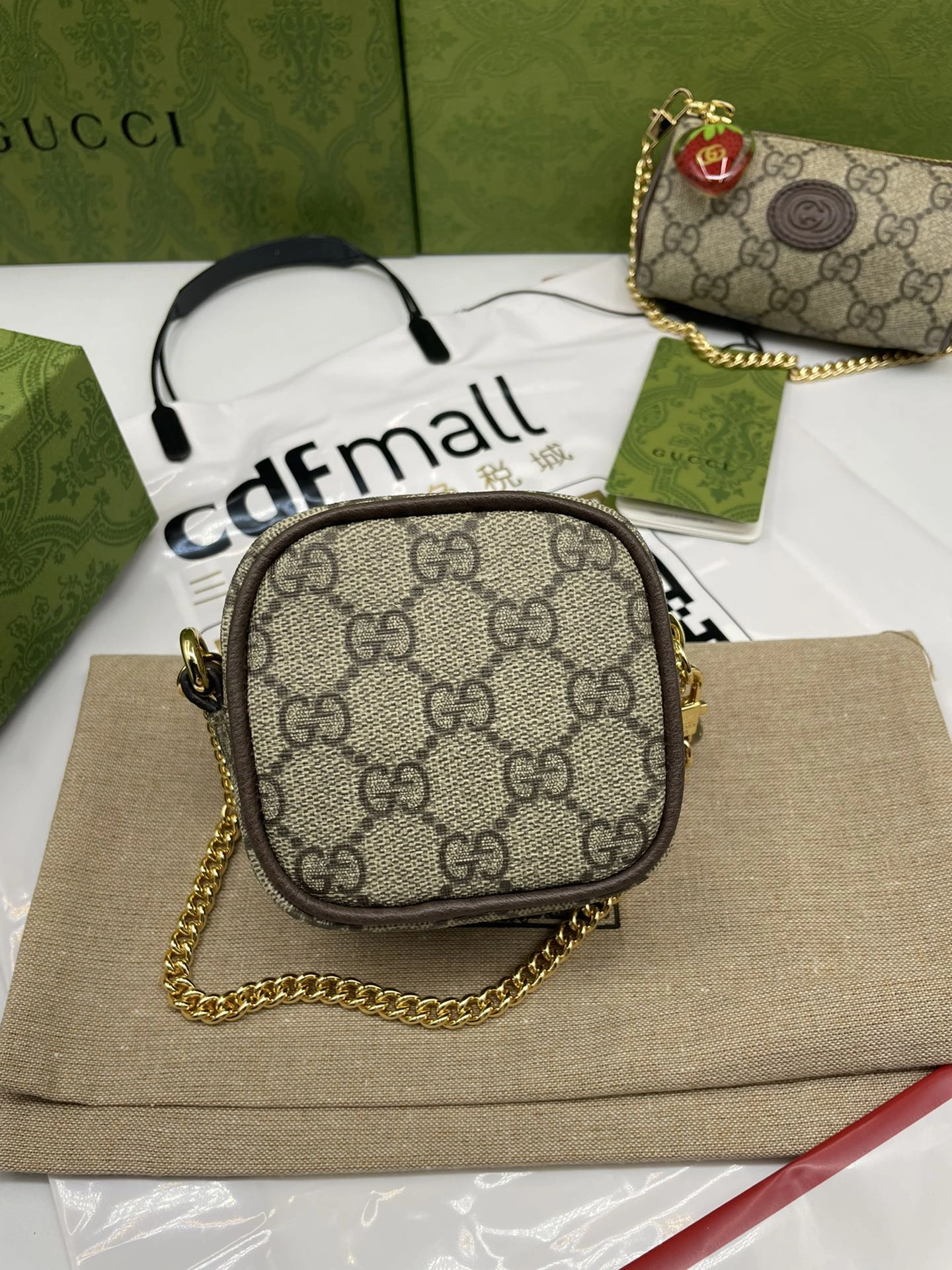 Durable G*ucci Crossbody bag Top Quality HT 20231011-103 8.5*8*5.5cm 7940