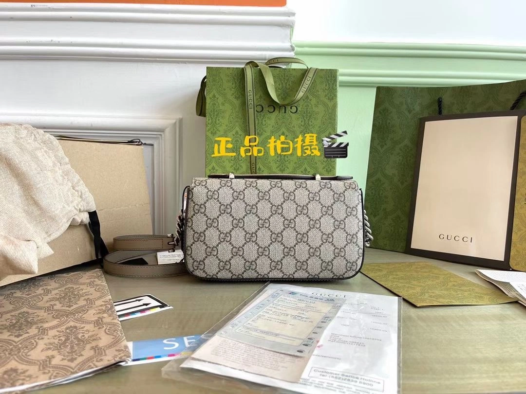 G*ucci Crossbody bag Top Quality HT 20231012-24 21*10*5 cm Colorful 7913