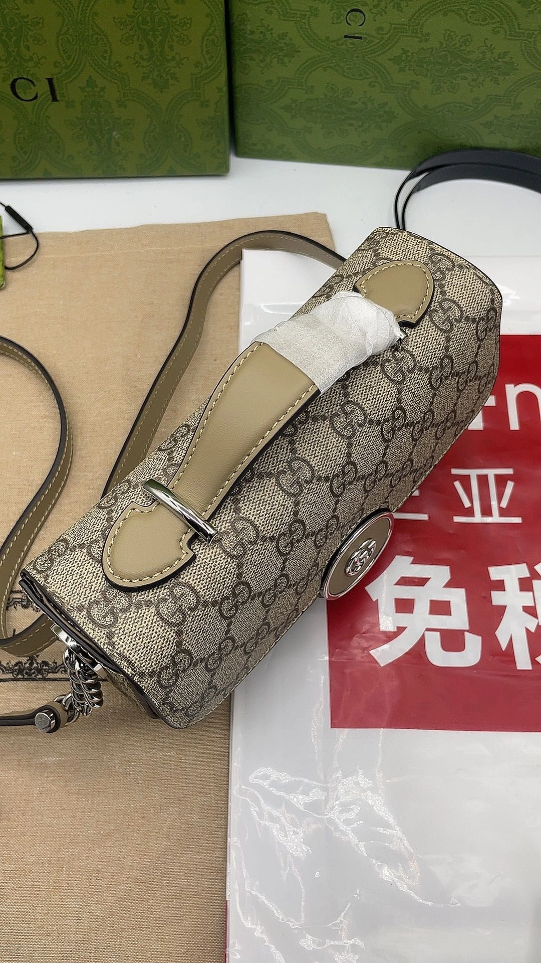G*ucci Crossbody bag Top Quality HT 20231012-5 21* 10*5cm TechFriendly 7932