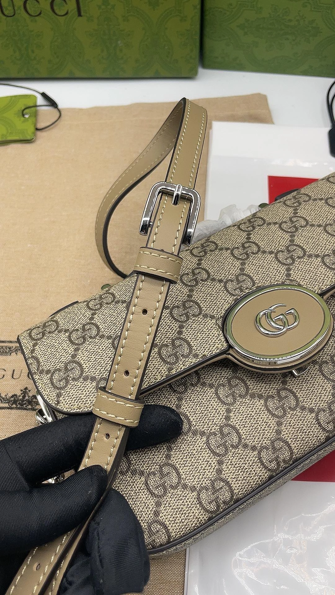 G*ucci Crossbody bag Top Quality HT 20231012-5 21* 10*5cm TechFriendly 7932