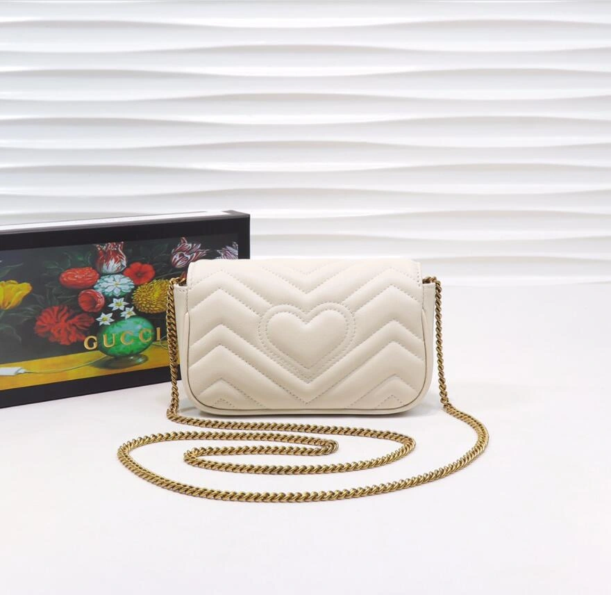 G*ucci Top Bag 16.5*10.2*5.1cm Flexible 8026