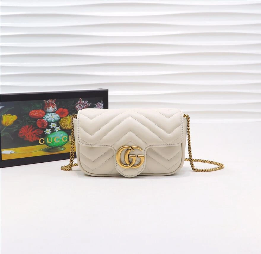 G*ucci Top Bag 16.5*10.2*5.1cm Flexible 8026