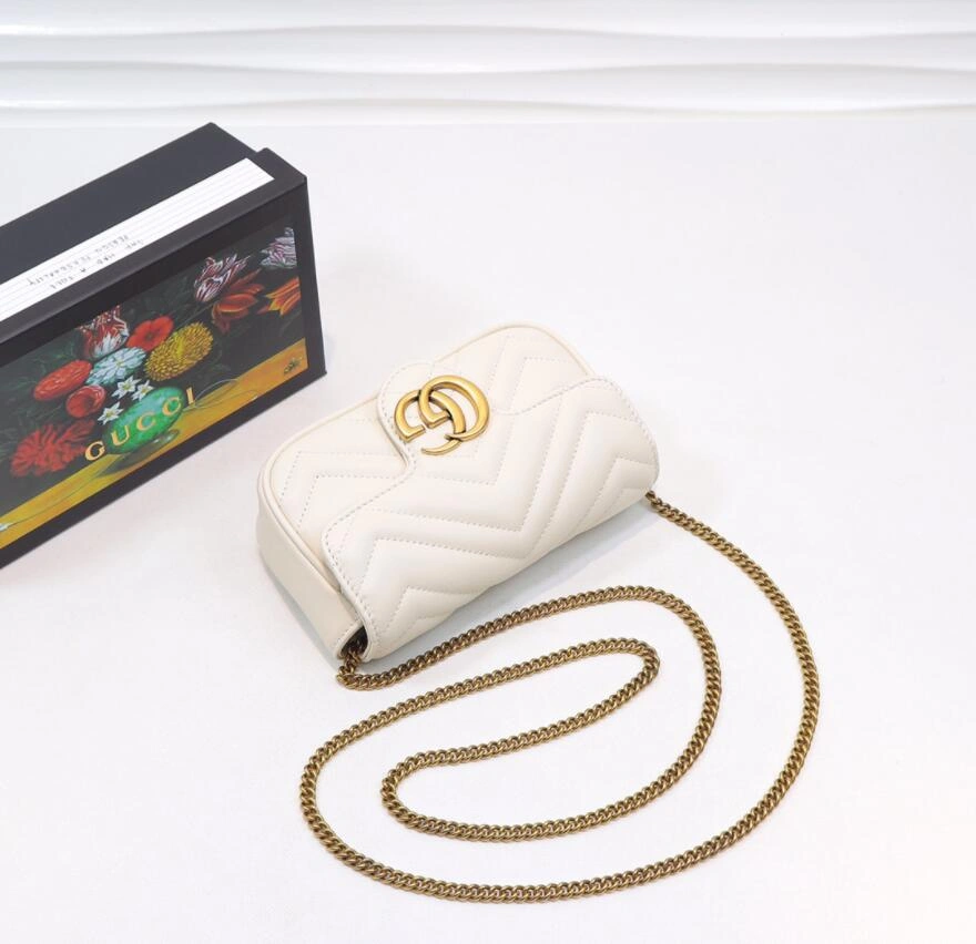 G*ucci Top Bag 16.5*10.2*5.1cm Flexible 8026