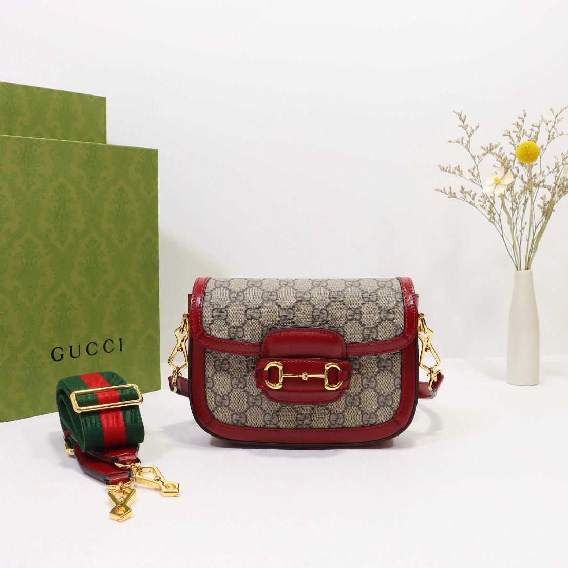 G*ucci Top Bag 20.5*14.5*5cm Cozy 8015