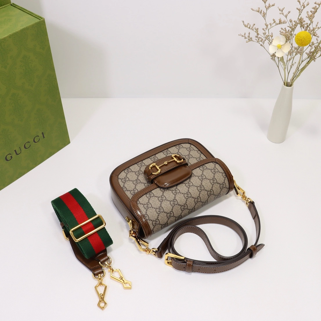 G*ucci Top Bag 20.5*14.5*5cm Functional 8016