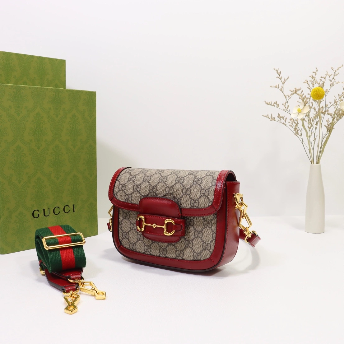 G*ucci Top Bag 20.5*14.5*5cm Cozy 8015
