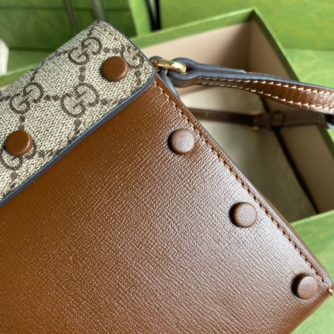 G*ucci Top Bag 20.5*15.5*6cm Minimalist 8054