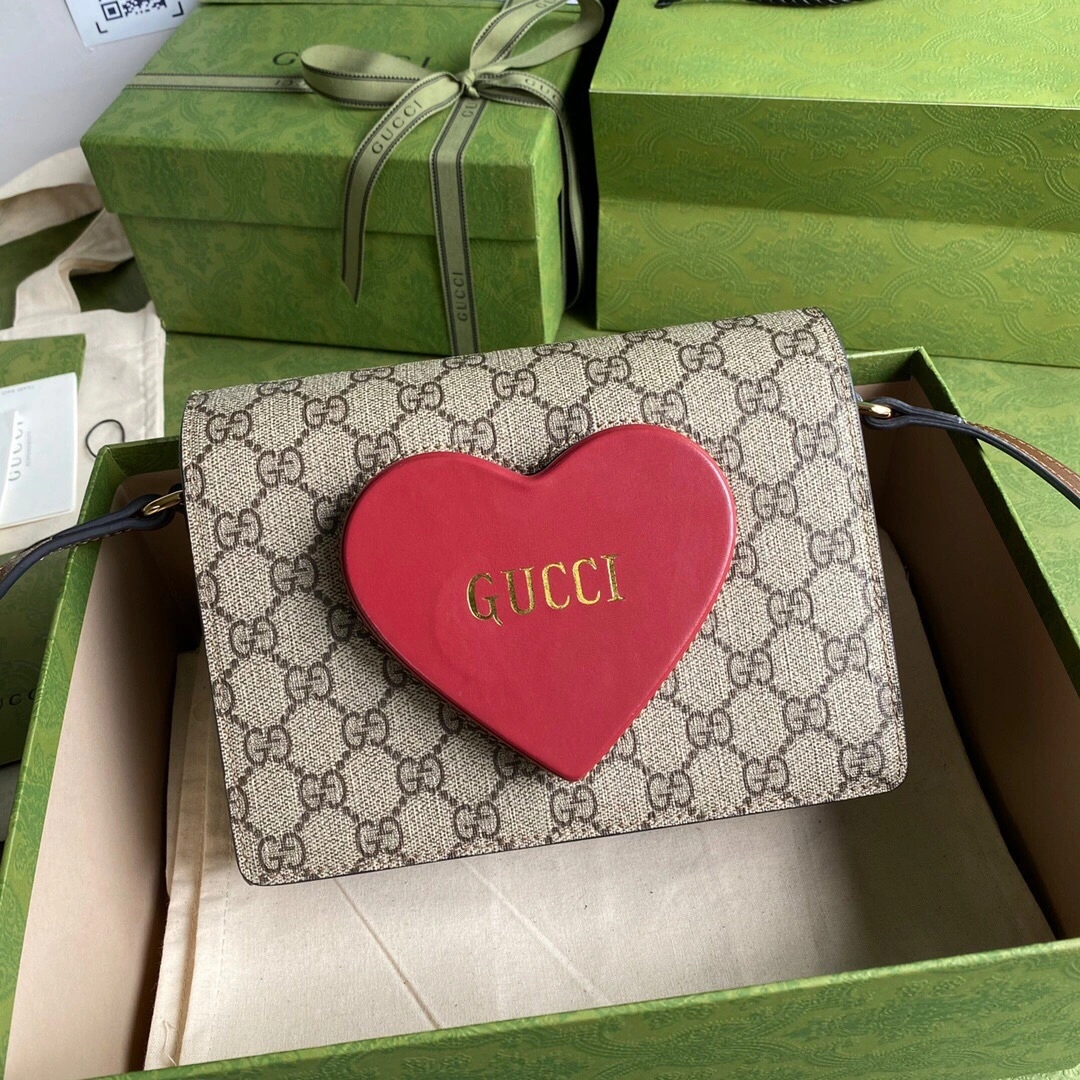 G*ucci Top Bag 20.5*15.5*6cm Minimalist 8054