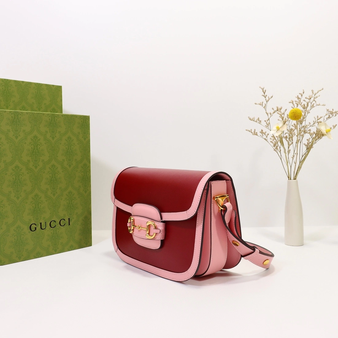 G*ucci Top Bag 25*18*8cm Affordable 8013