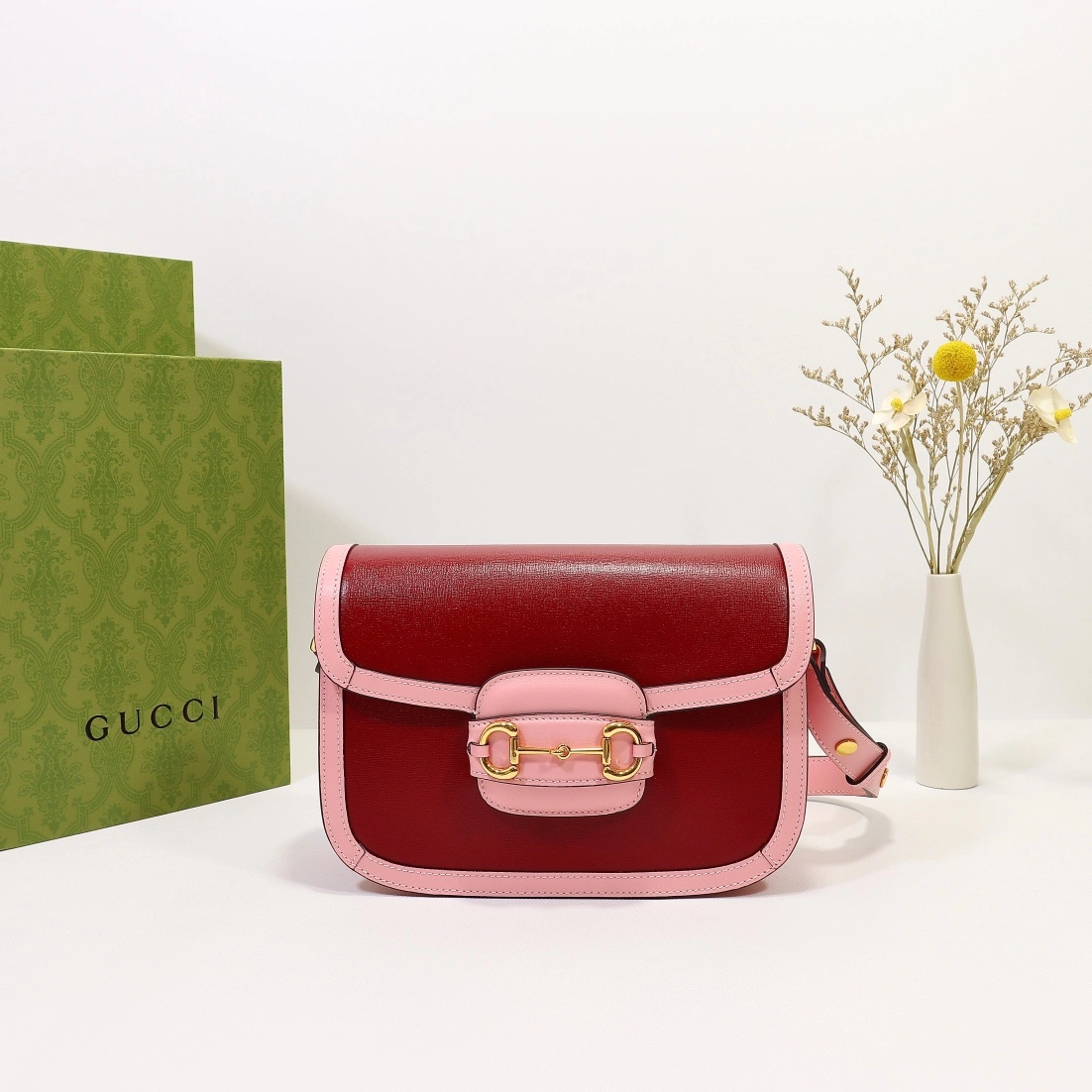 G*ucci Top Bag 25*18*8cm Affordable 8013