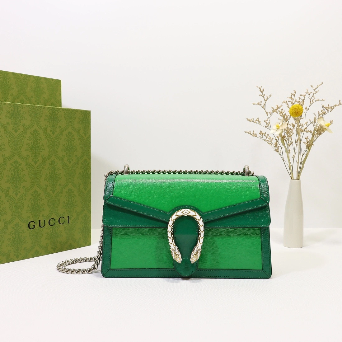 G*ucci Top Bag 28*17*9cm Durable 8009