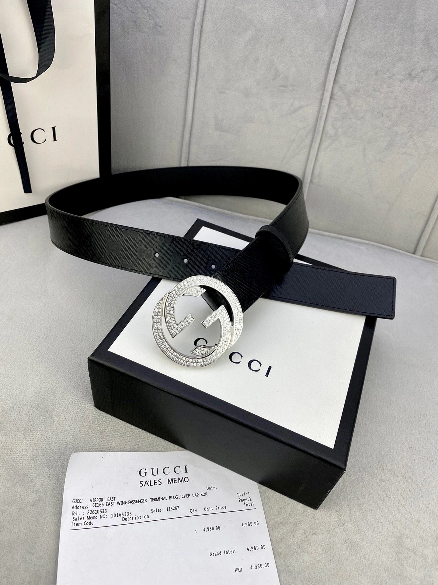 G*ucci Top Belts AT 20230904- Unique 14959
