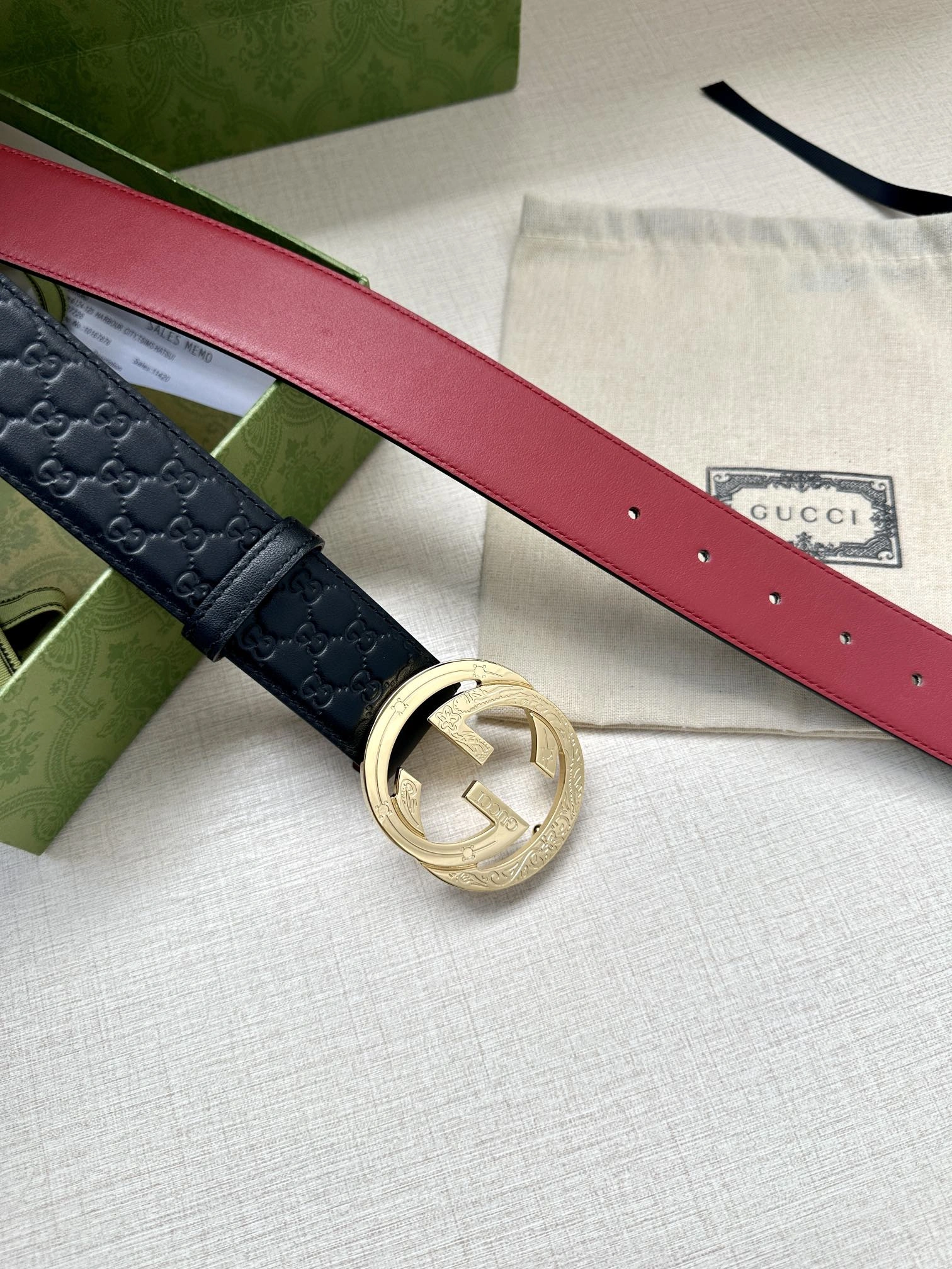 G*ucci Top Belts AT 20230905- Efficient 14948