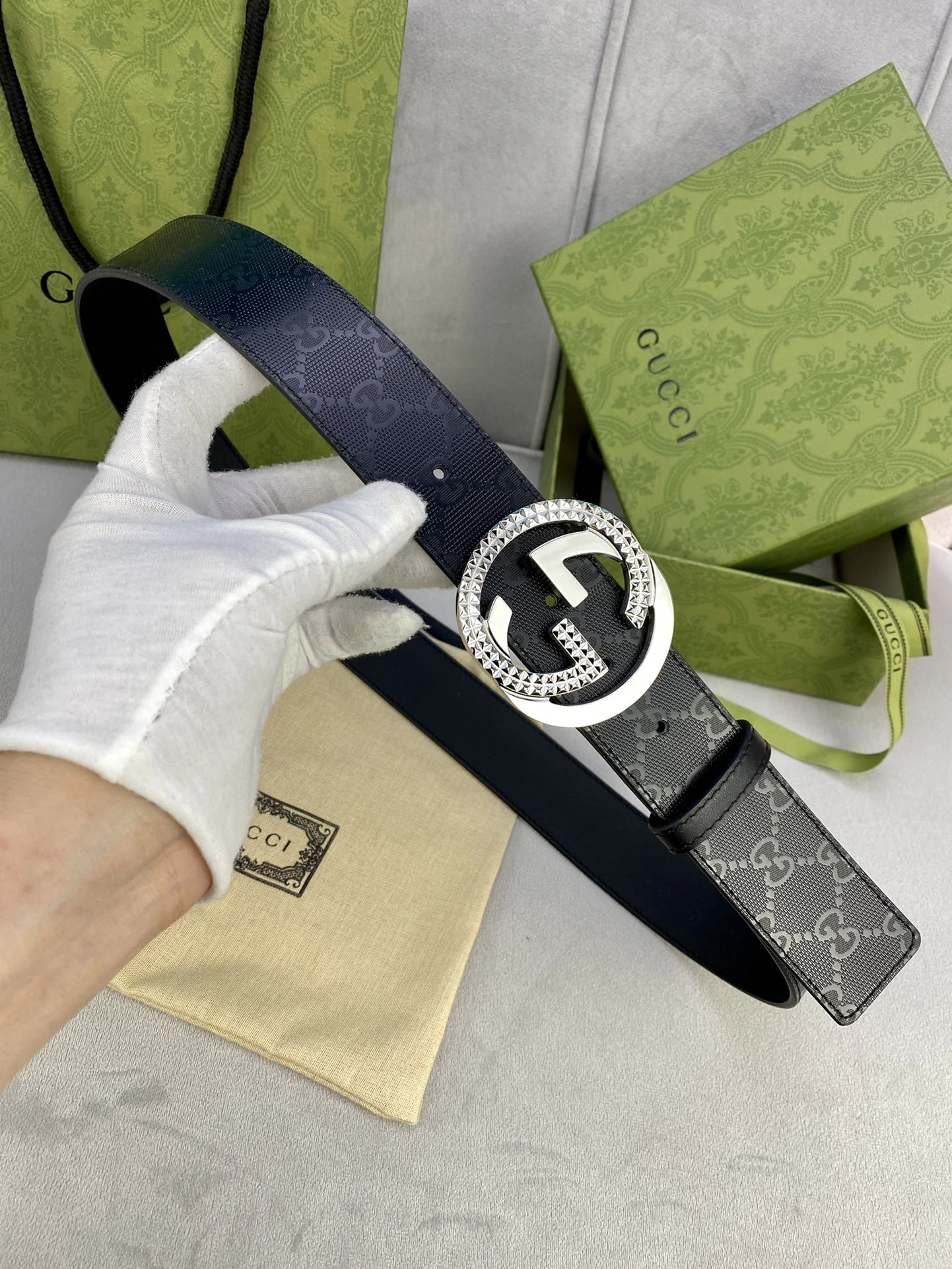 G*ucci Top Belts AT 20230906- Colorful 14919