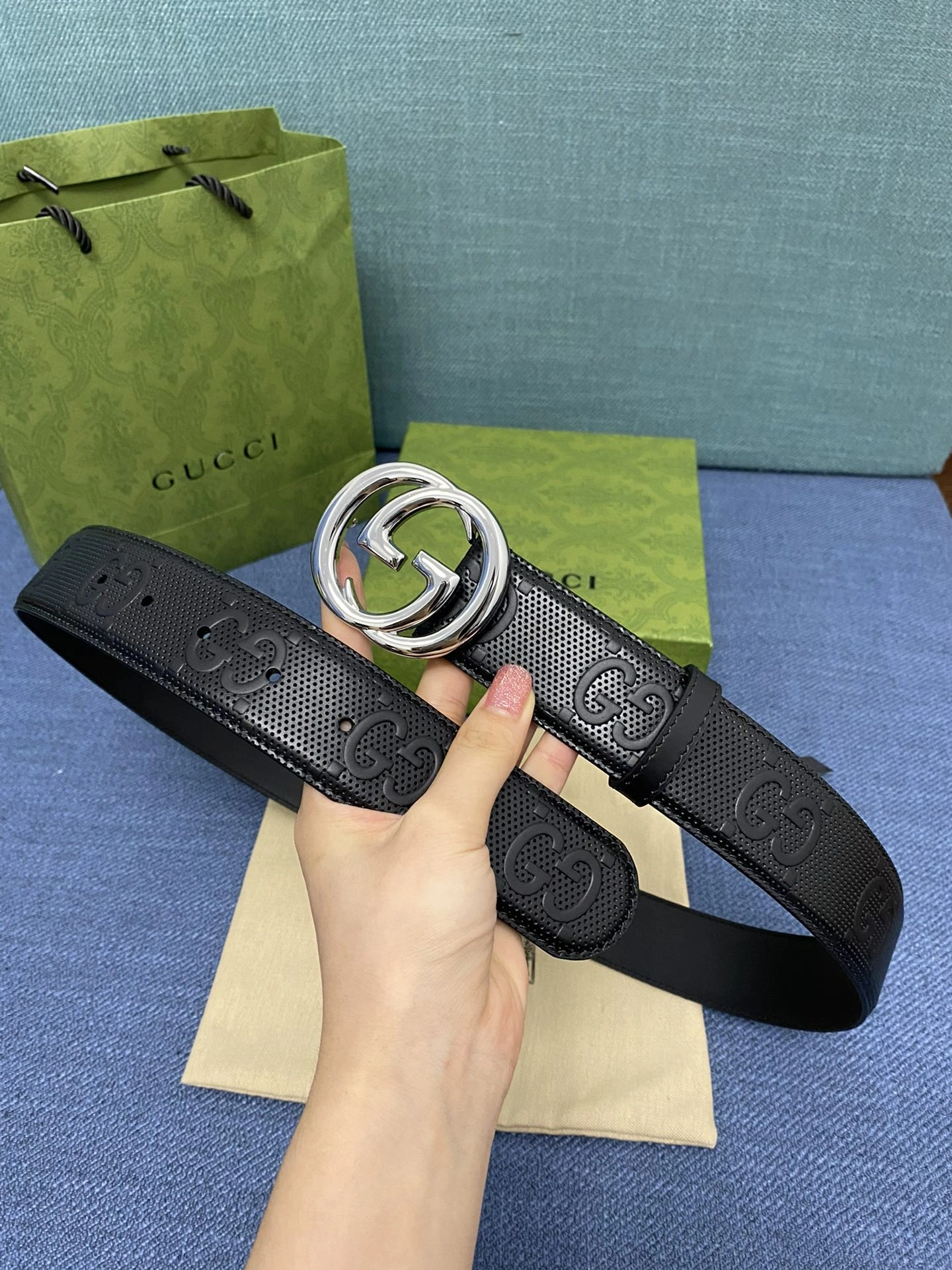 Refined G*ucci Top Belts AT 20230907- 14906