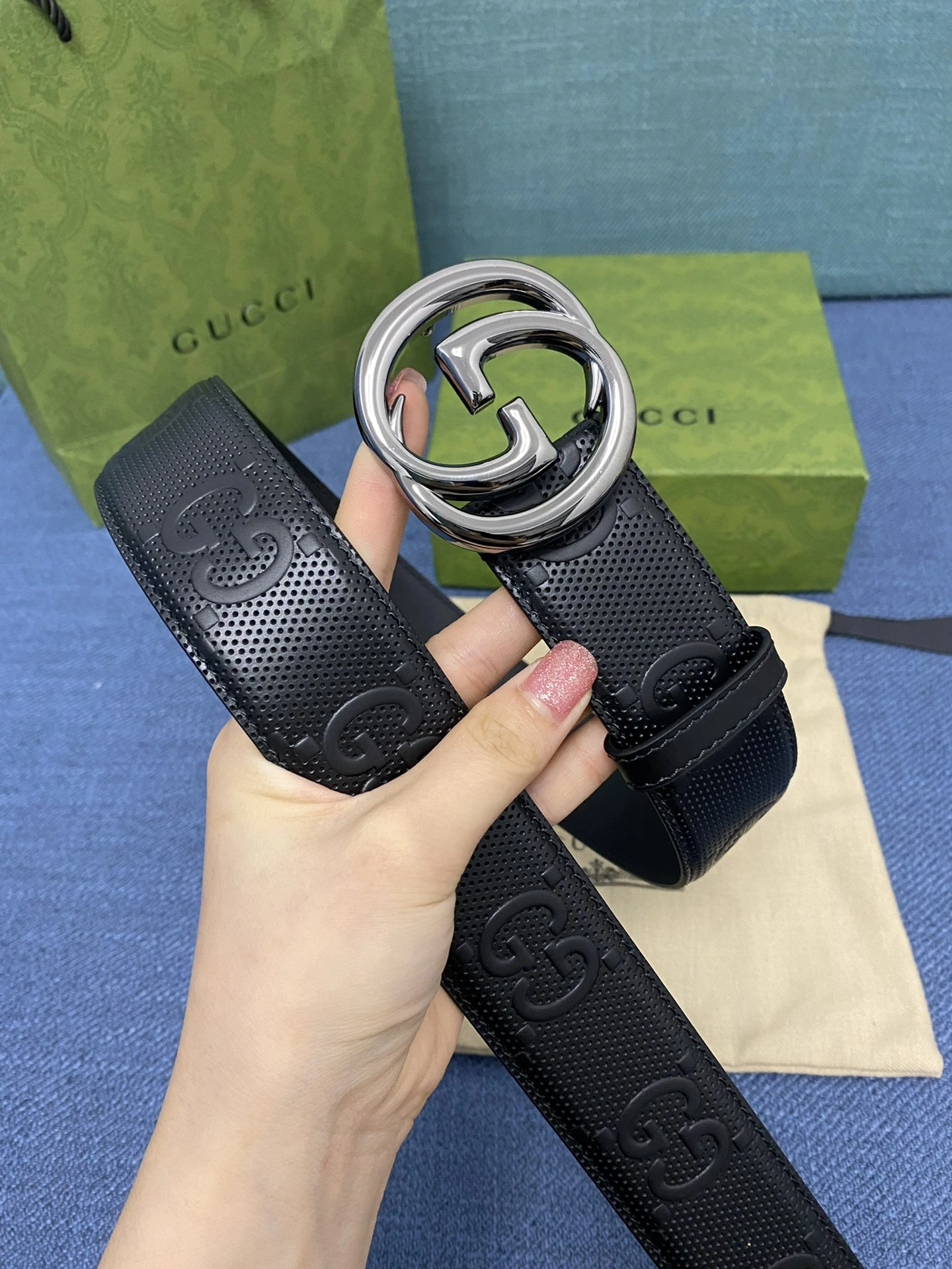 Refined G*ucci Top Belts AT 20230907- 14906