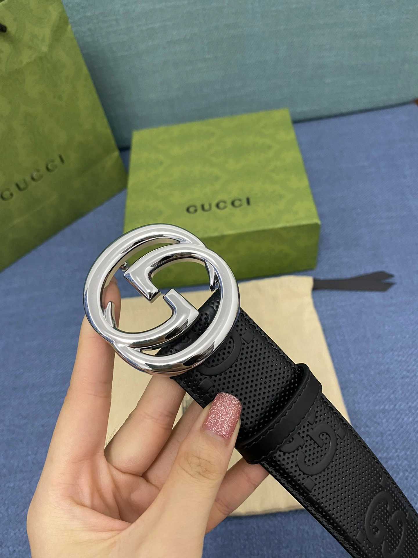Refined G*ucci Top Belts AT 20230907- 14906