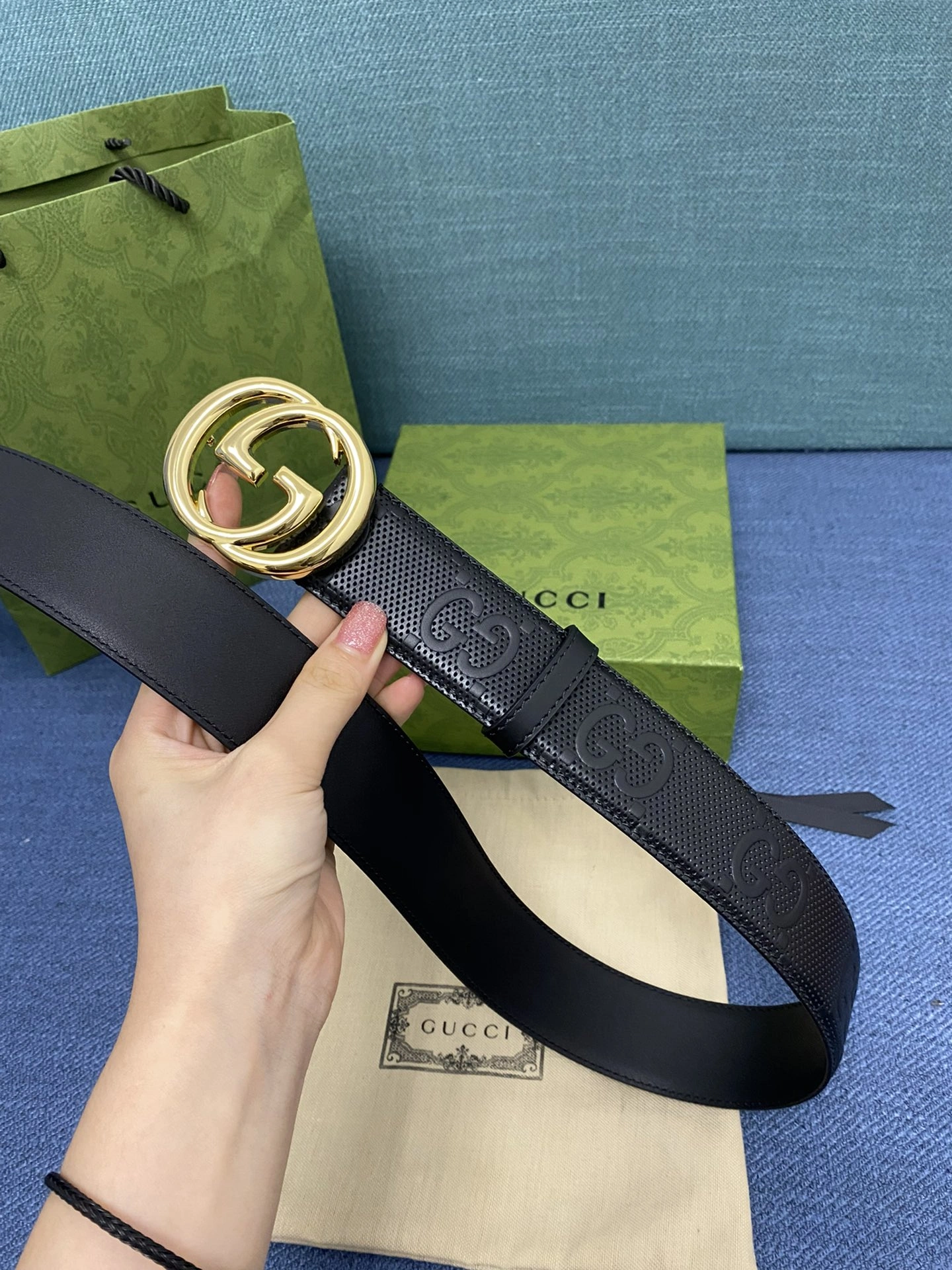 Refined G*ucci Top Belts AT 20230907- 14906