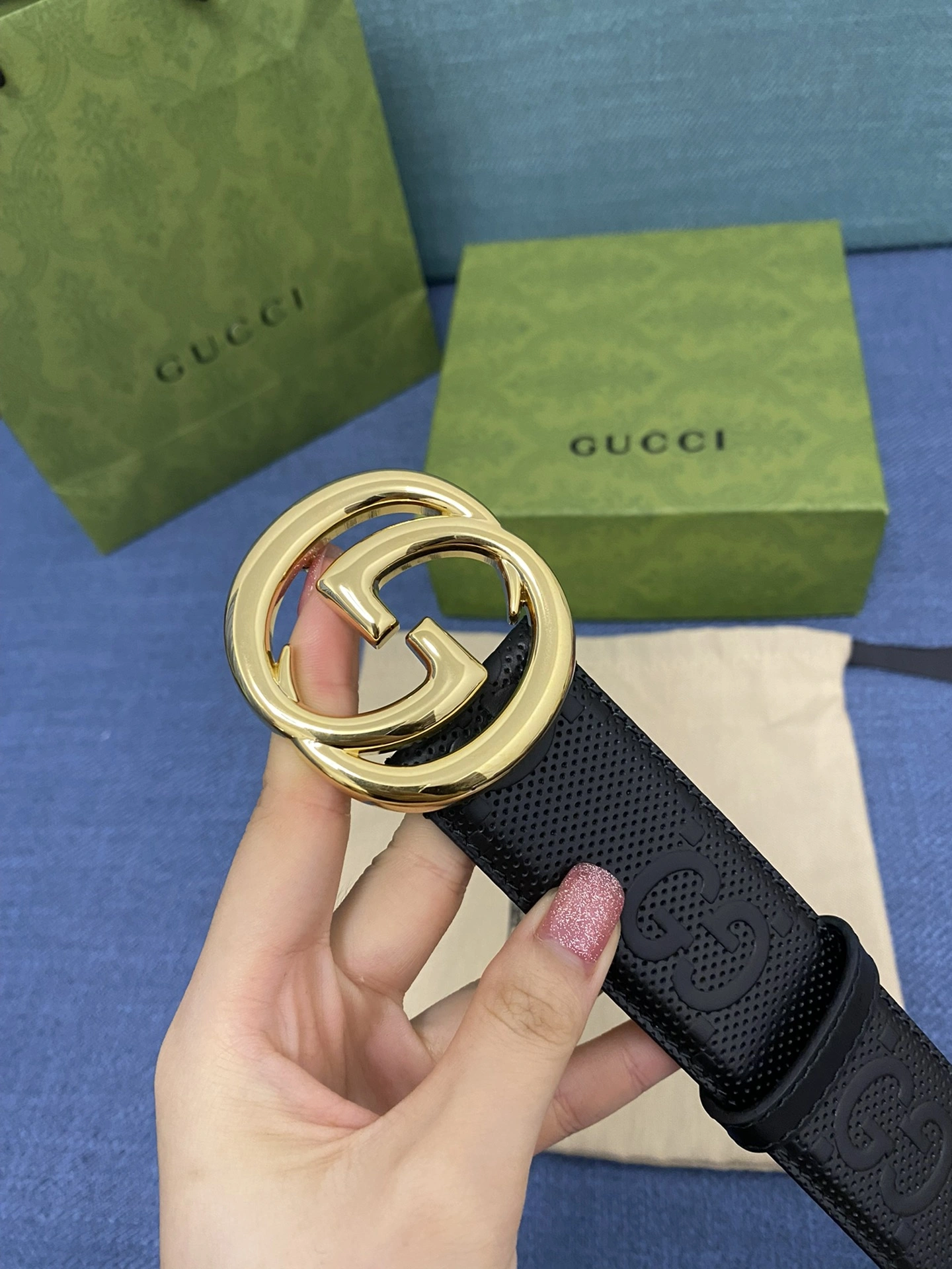 Refined G*ucci Top Belts AT 20230907- 14906