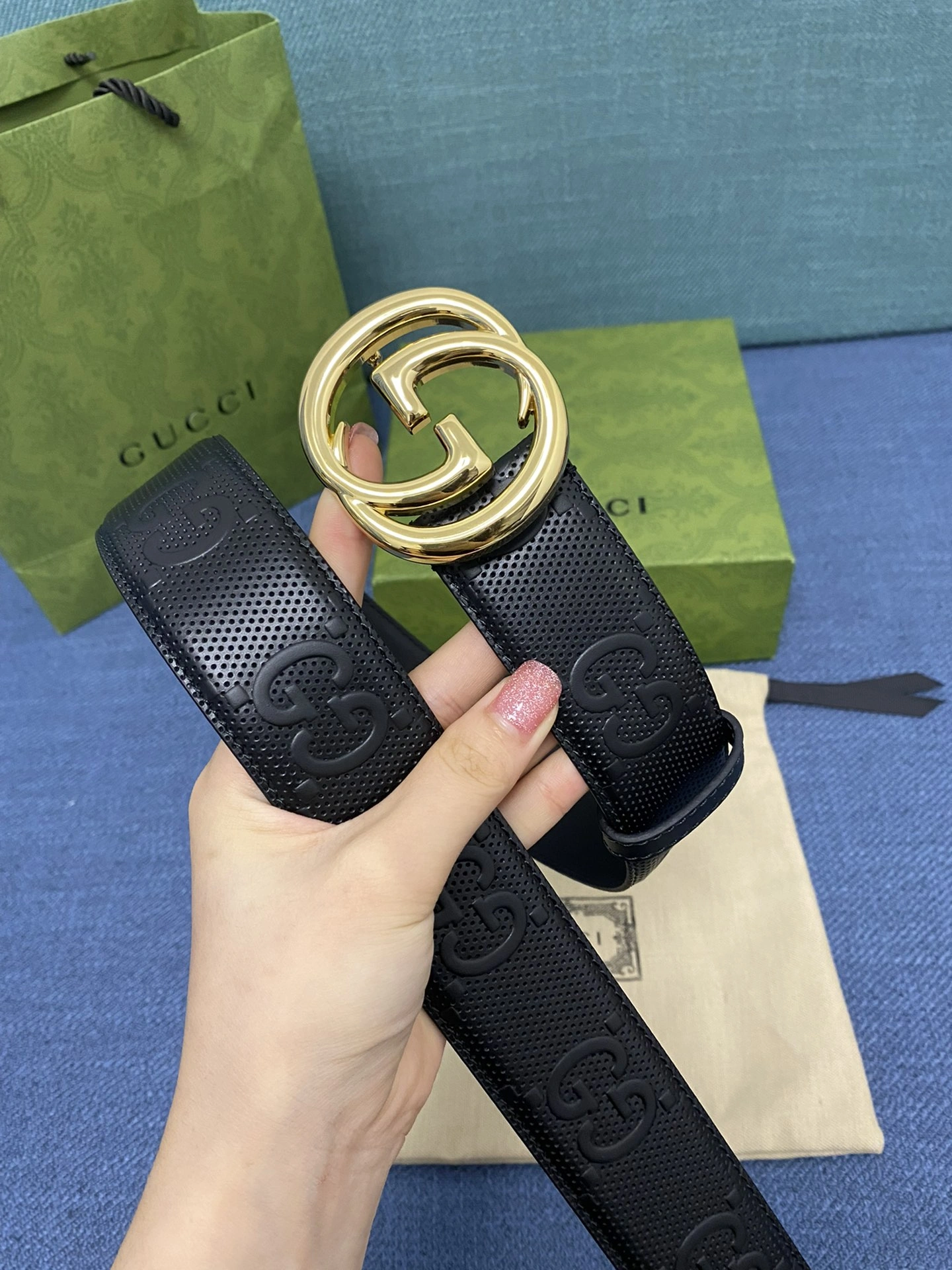 Refined G*ucci Top Belts AT 20230907- 14906