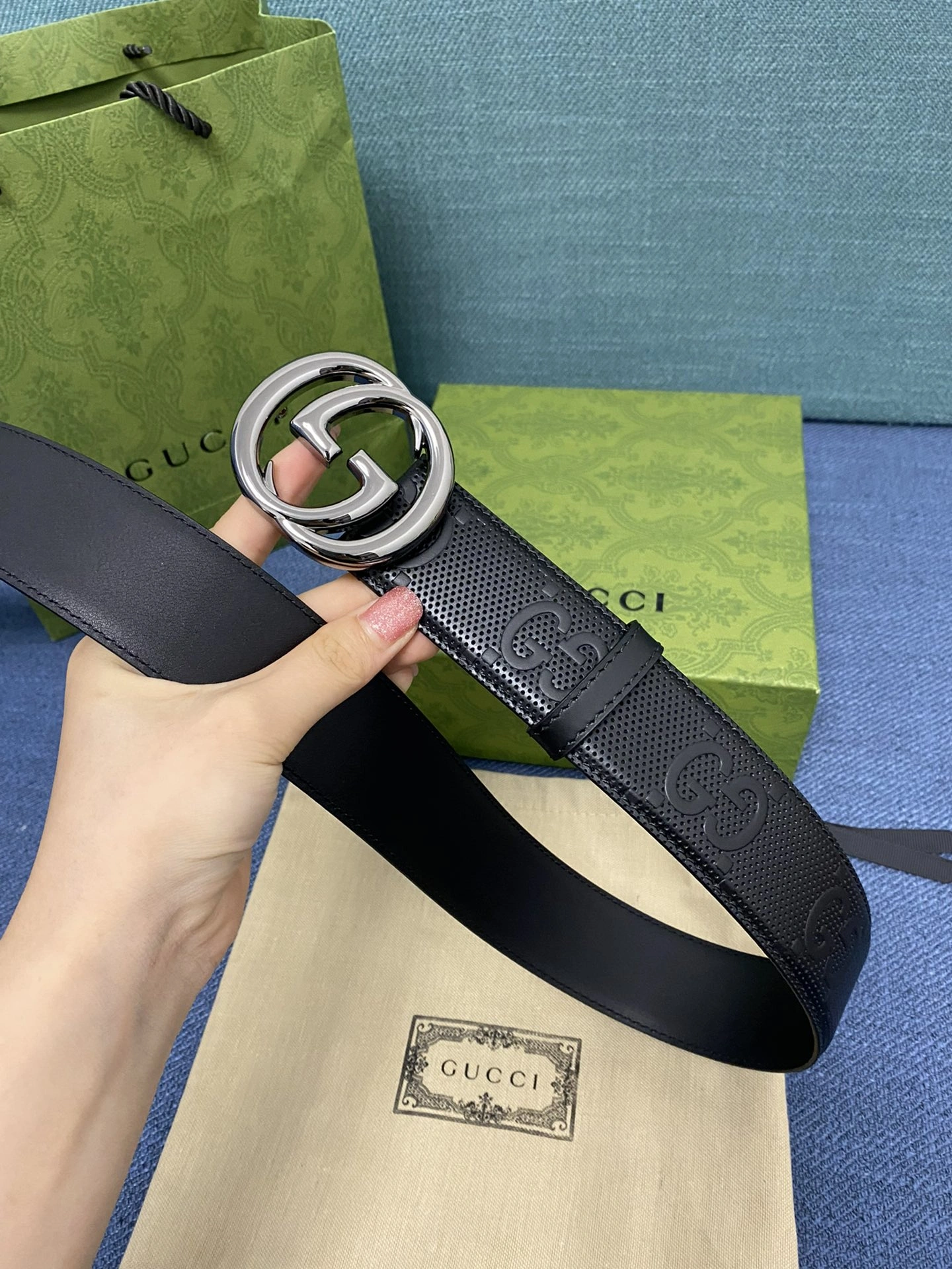 Refined G*ucci Top Belts AT 20230907- 14906