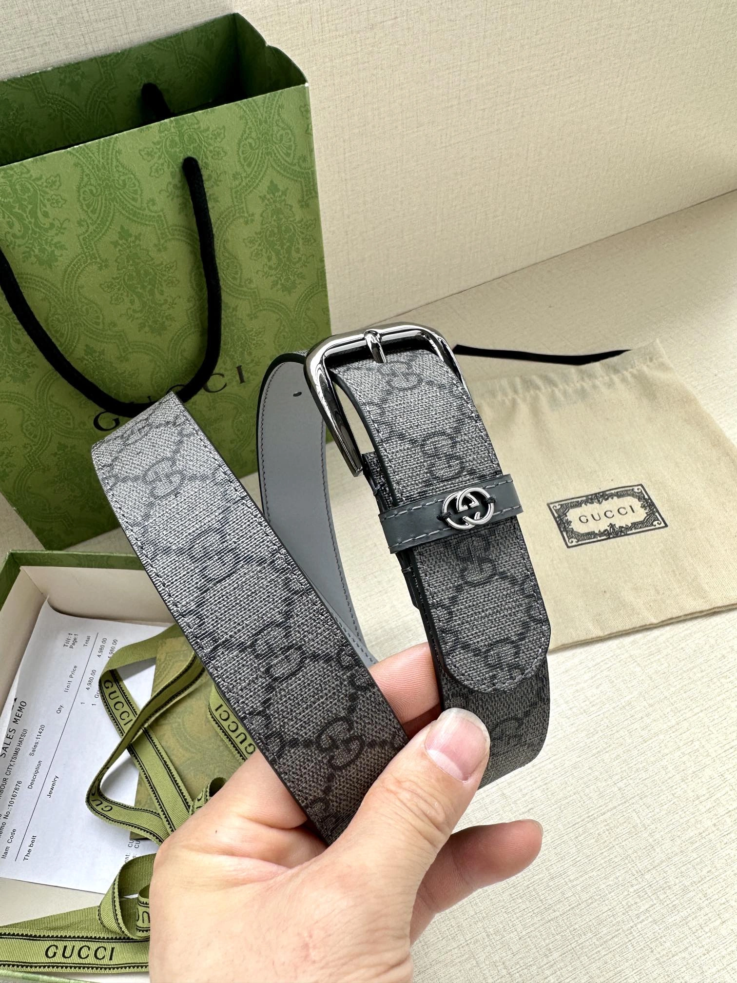 G*ucci Top Belts AT 20230907- Efficient 14901