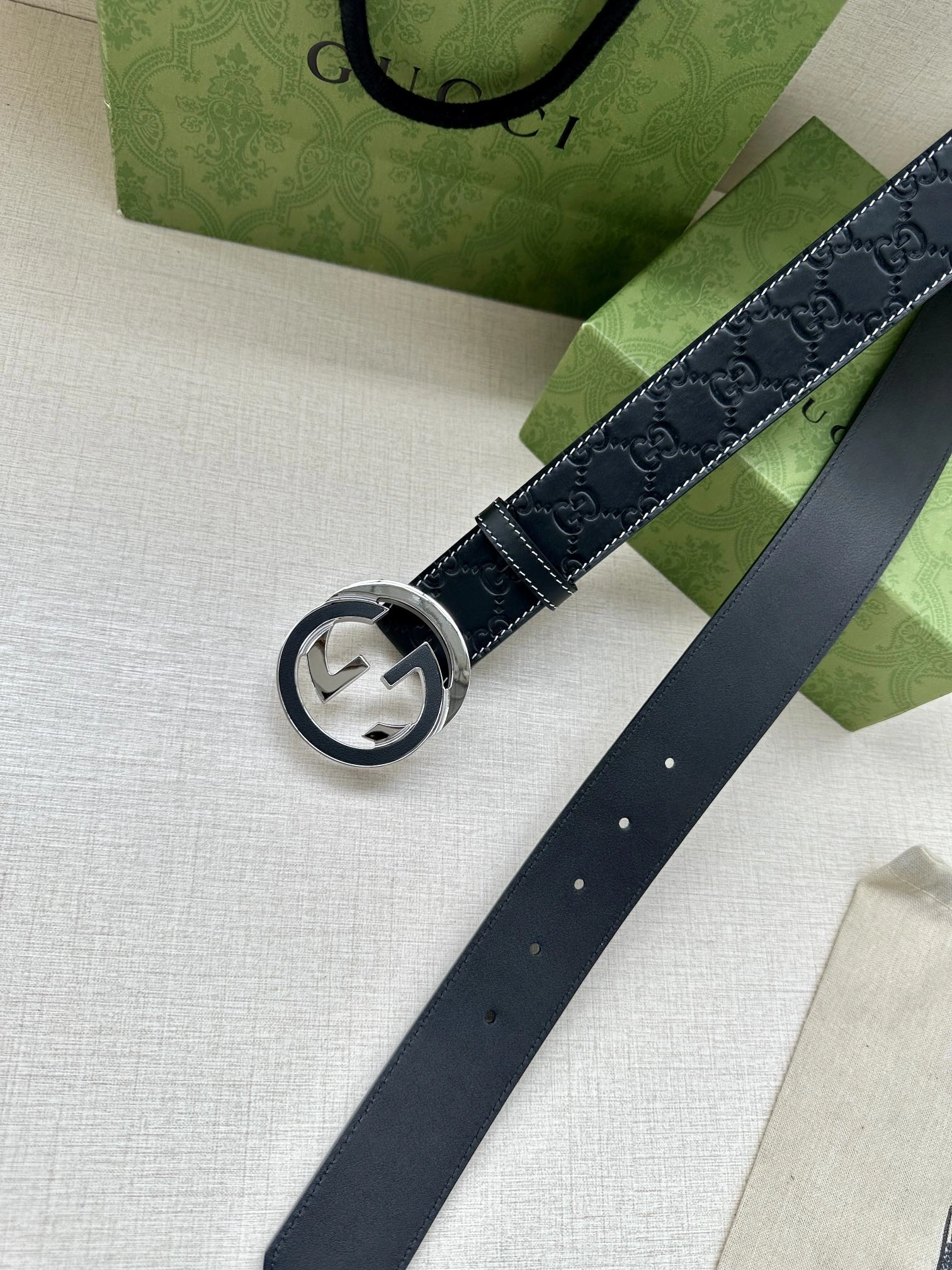 Refined G*ucci Top Belts AT 20230908- 14856