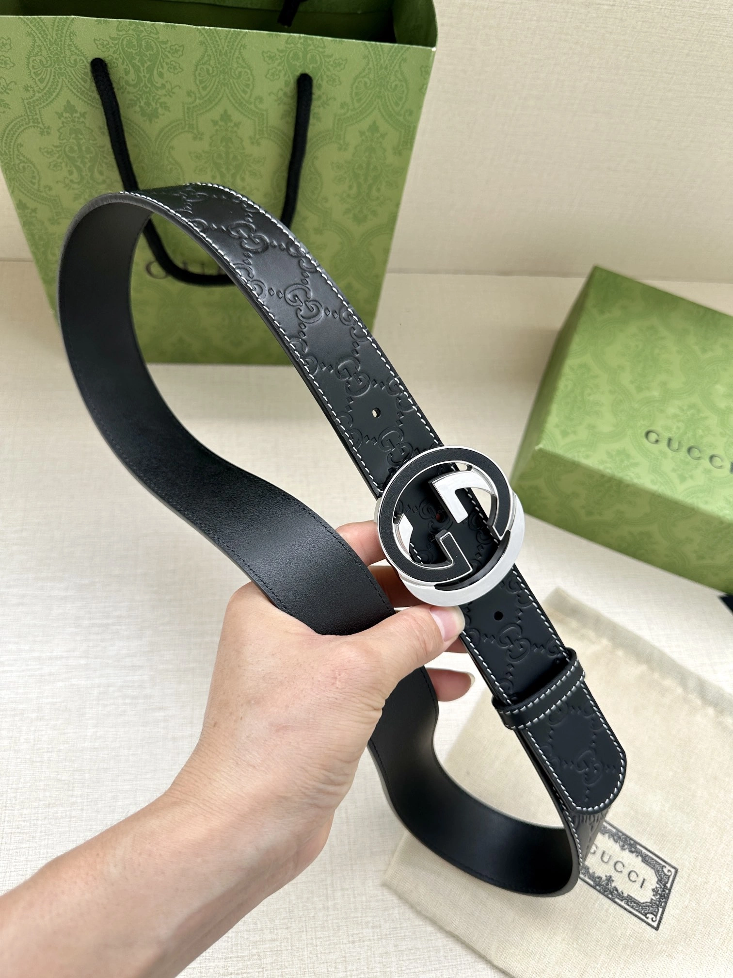 Refined G*ucci Top Belts AT 20230908- 14856