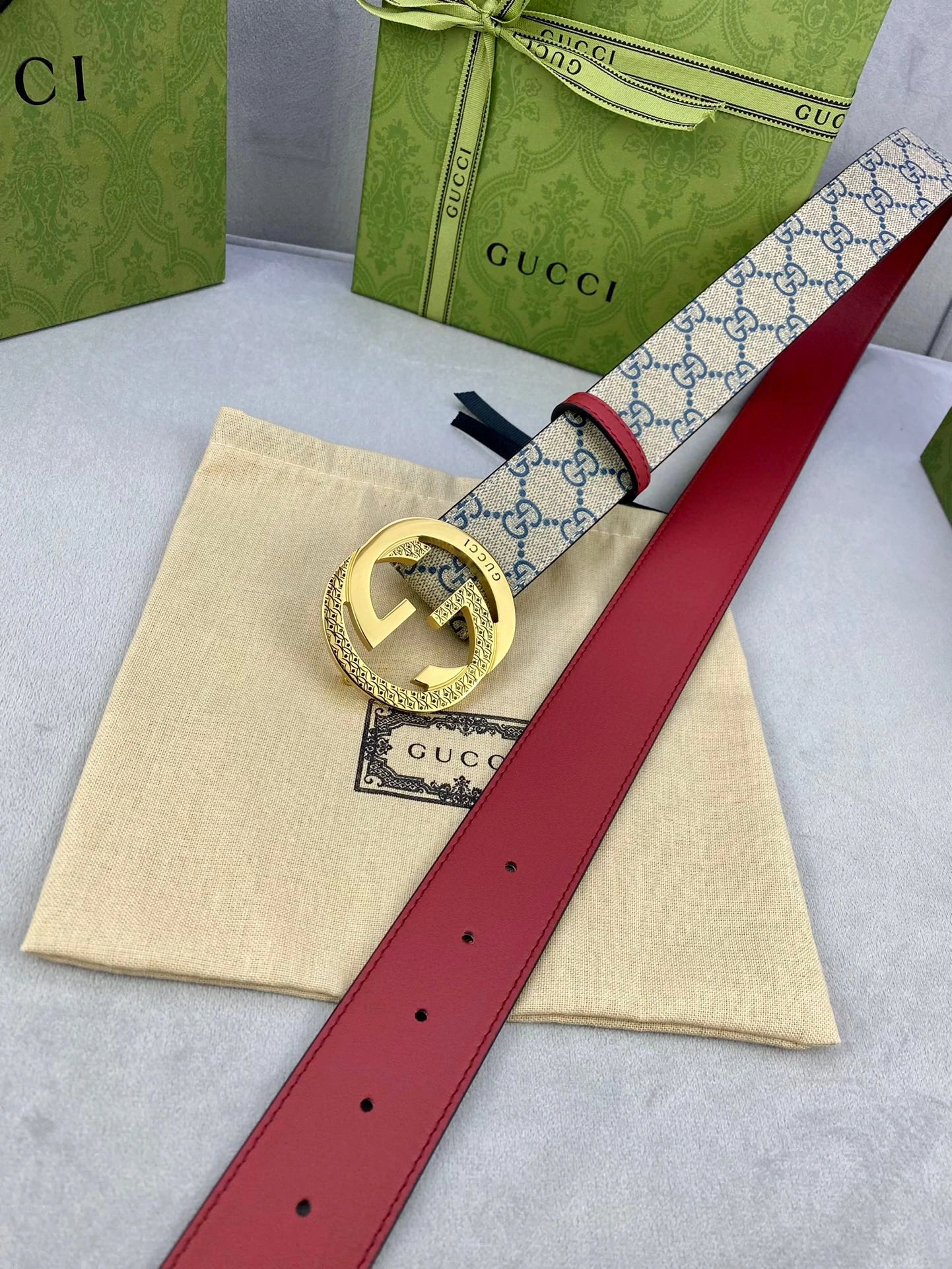 Unisex G*ucci Top Belts AT 20230909- 14775