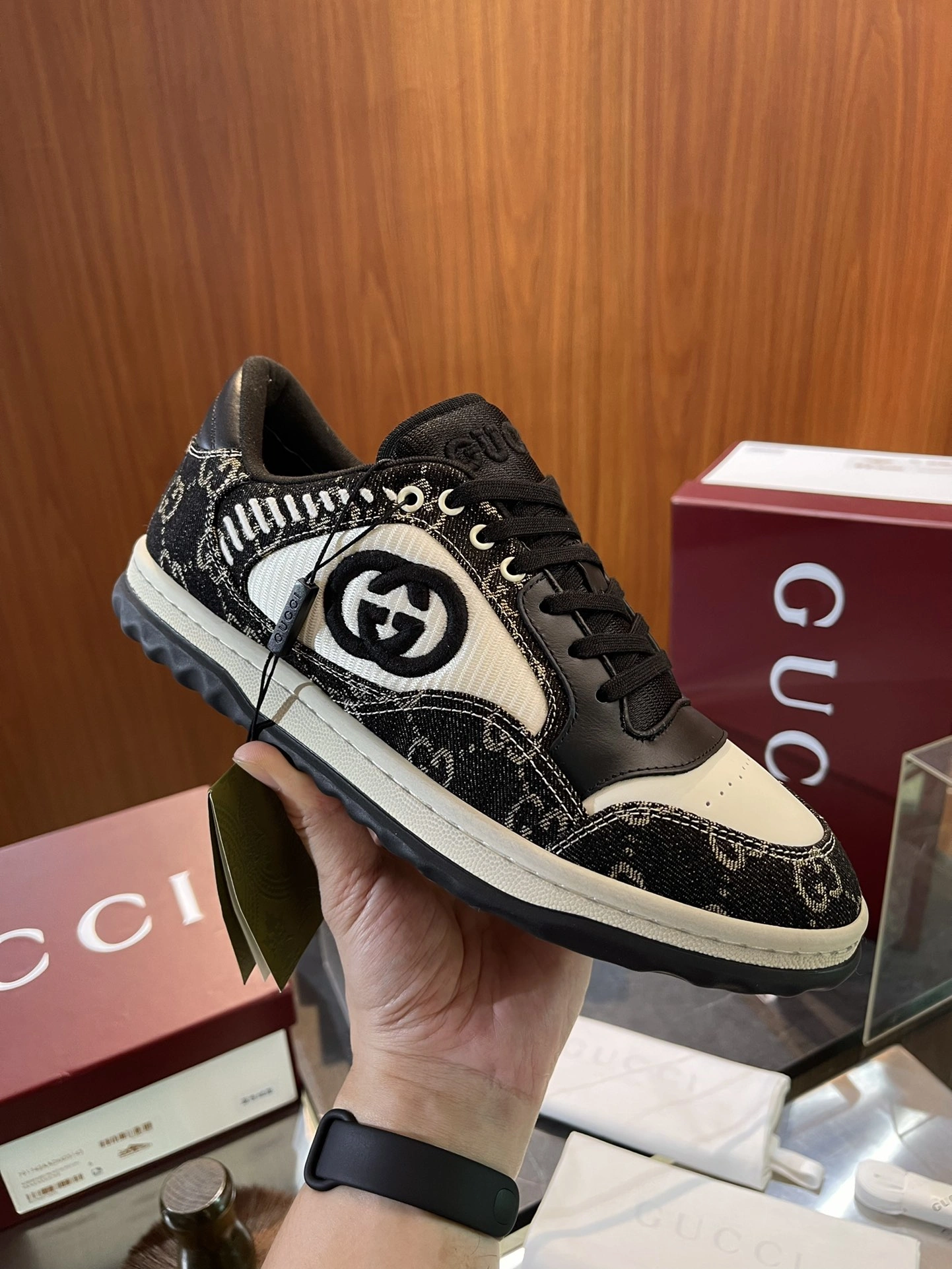 G*ucci Top Sneaker Low RR 2020814- Affordable 3403