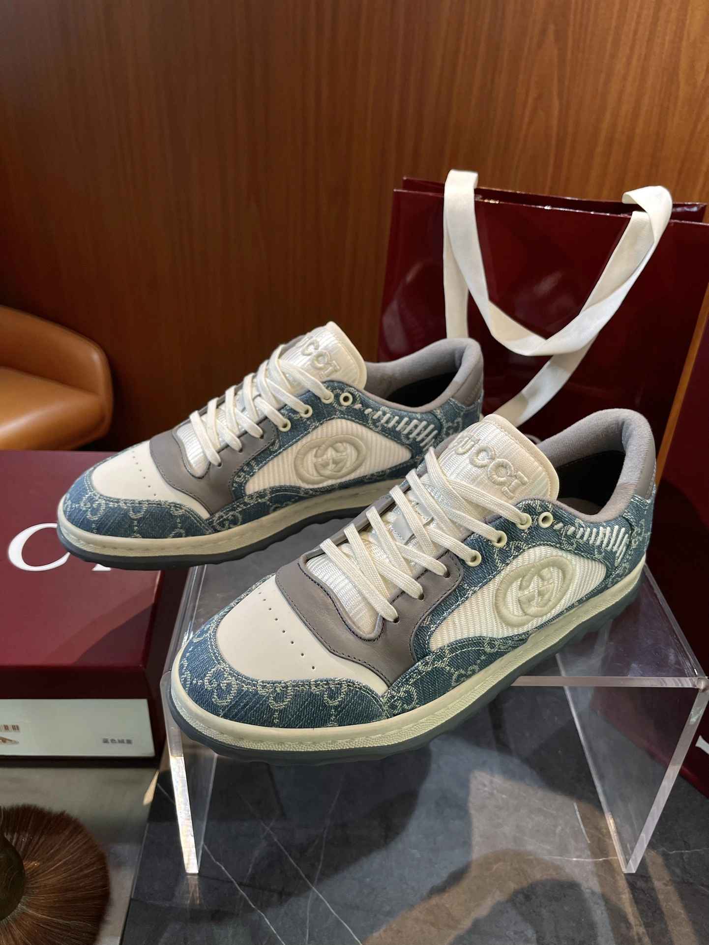 G*ucci Top Sneaker Low RR 2020814- Affordable 3403