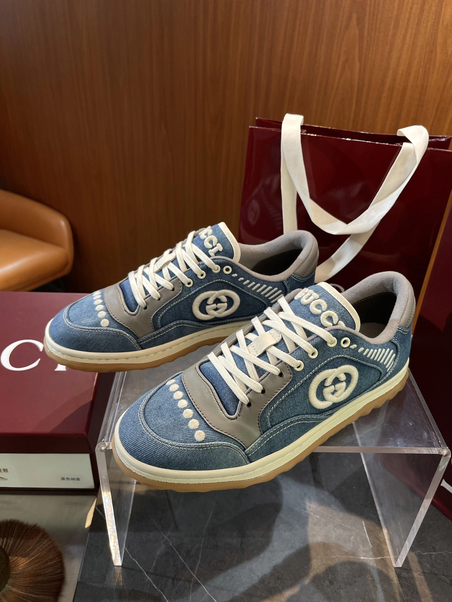 G*ucci Top Sneaker Low RR 2020814- Affordable 3403