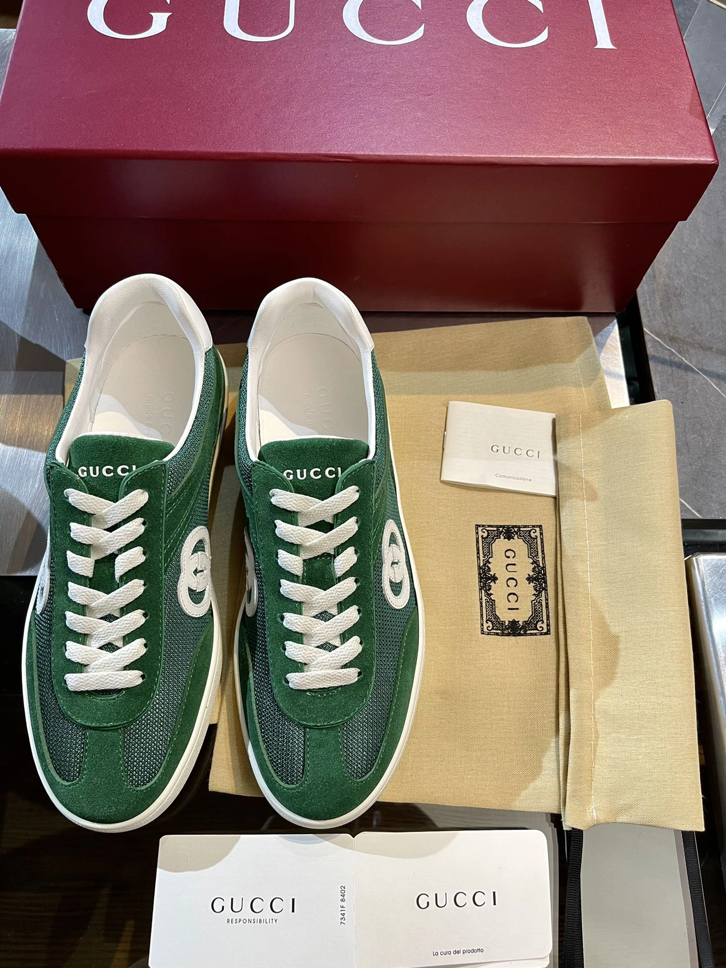 Packable G*ucci Top Sneaker Low RR 20240813- 3412