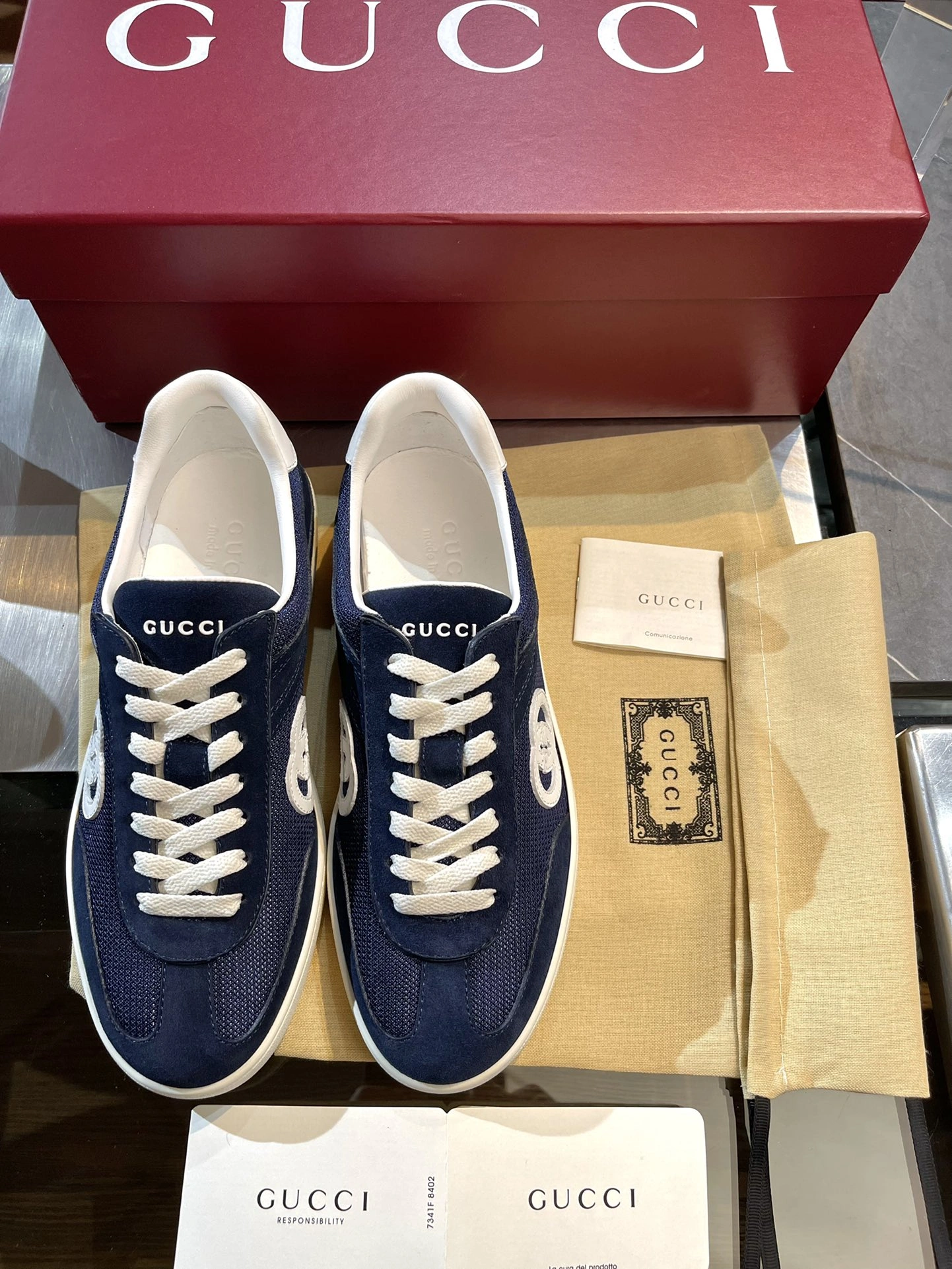 Packable G*ucci Top Sneaker Low RR 20240813- 3412