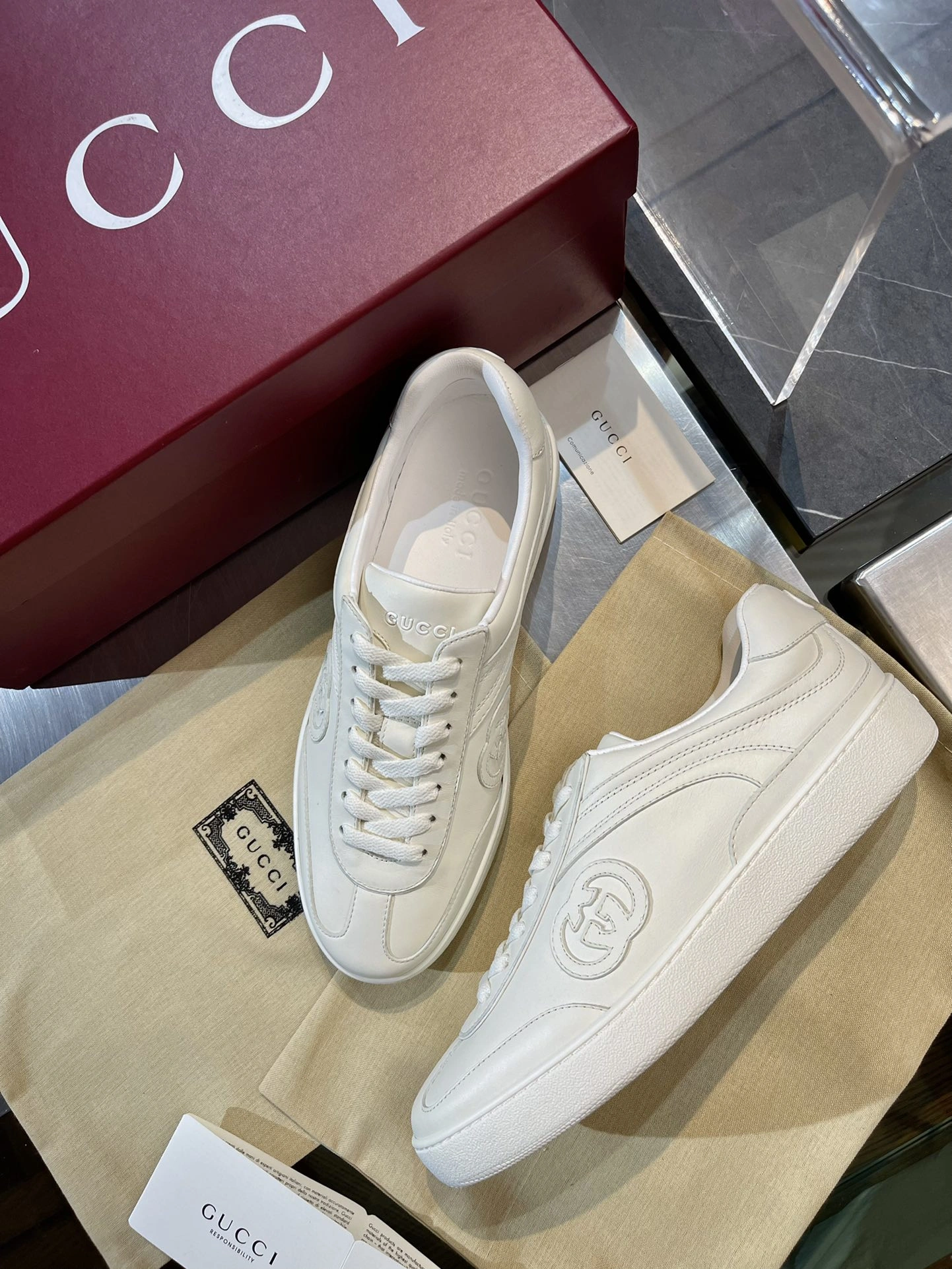 G*ucci Top Sneaker Low RR 20240813- Upgraded 3411