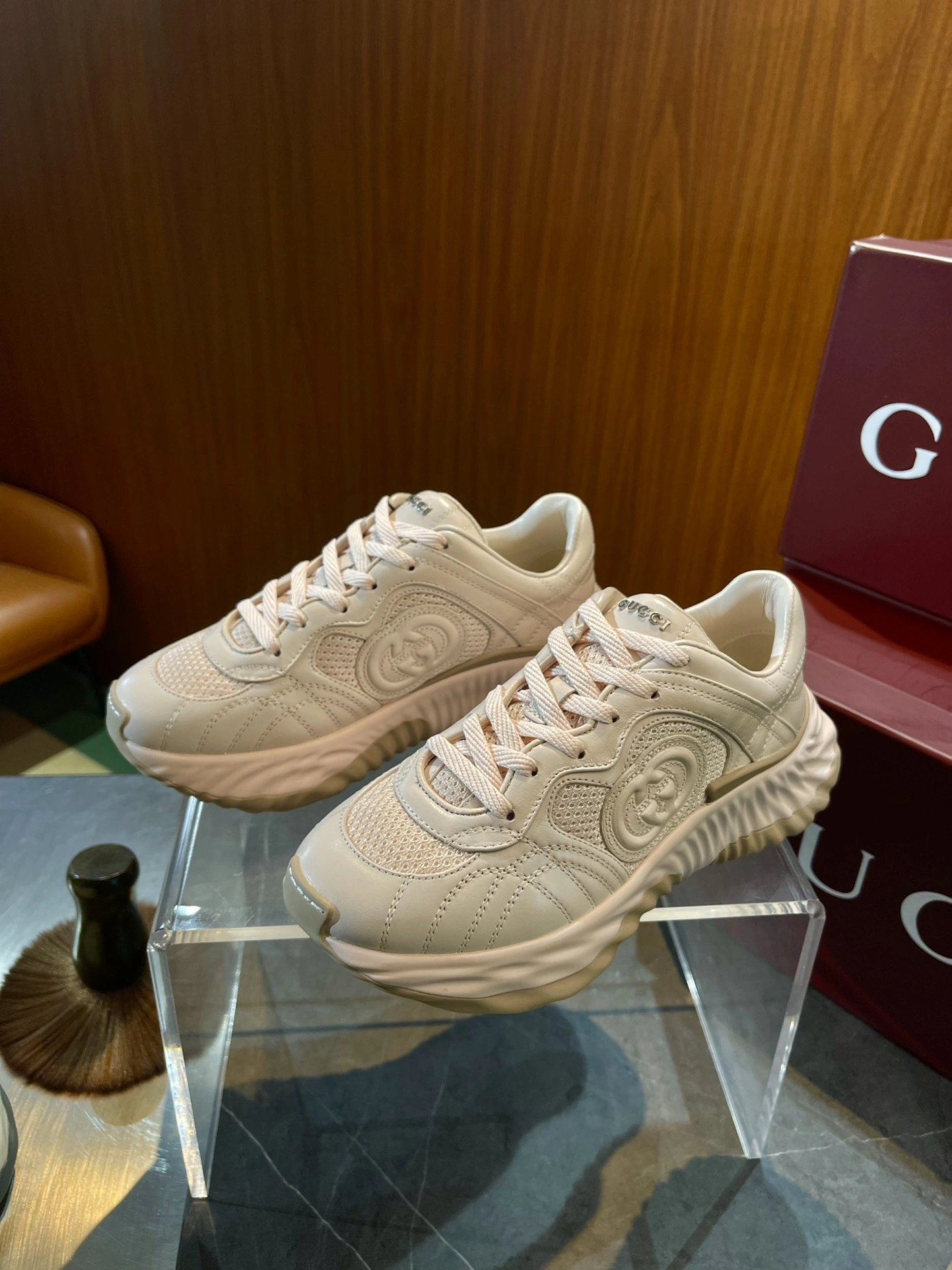 Breathable G*ucci Top Sneaker Low RR 20240814- 3401