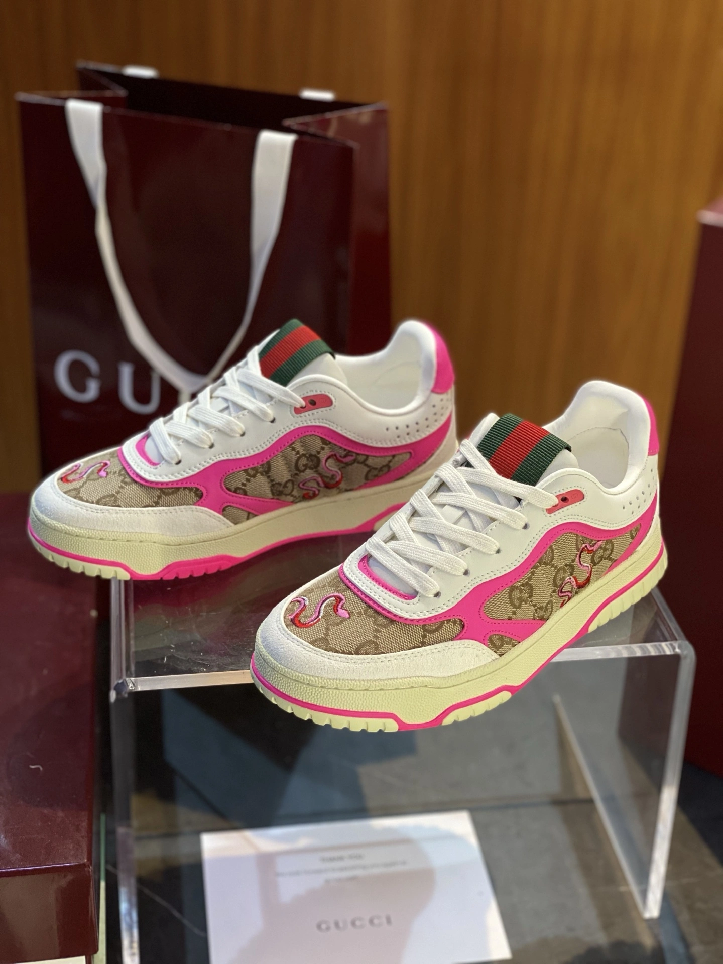 Bright G*ucci Top Sneaker Low RR 20250415- 3388