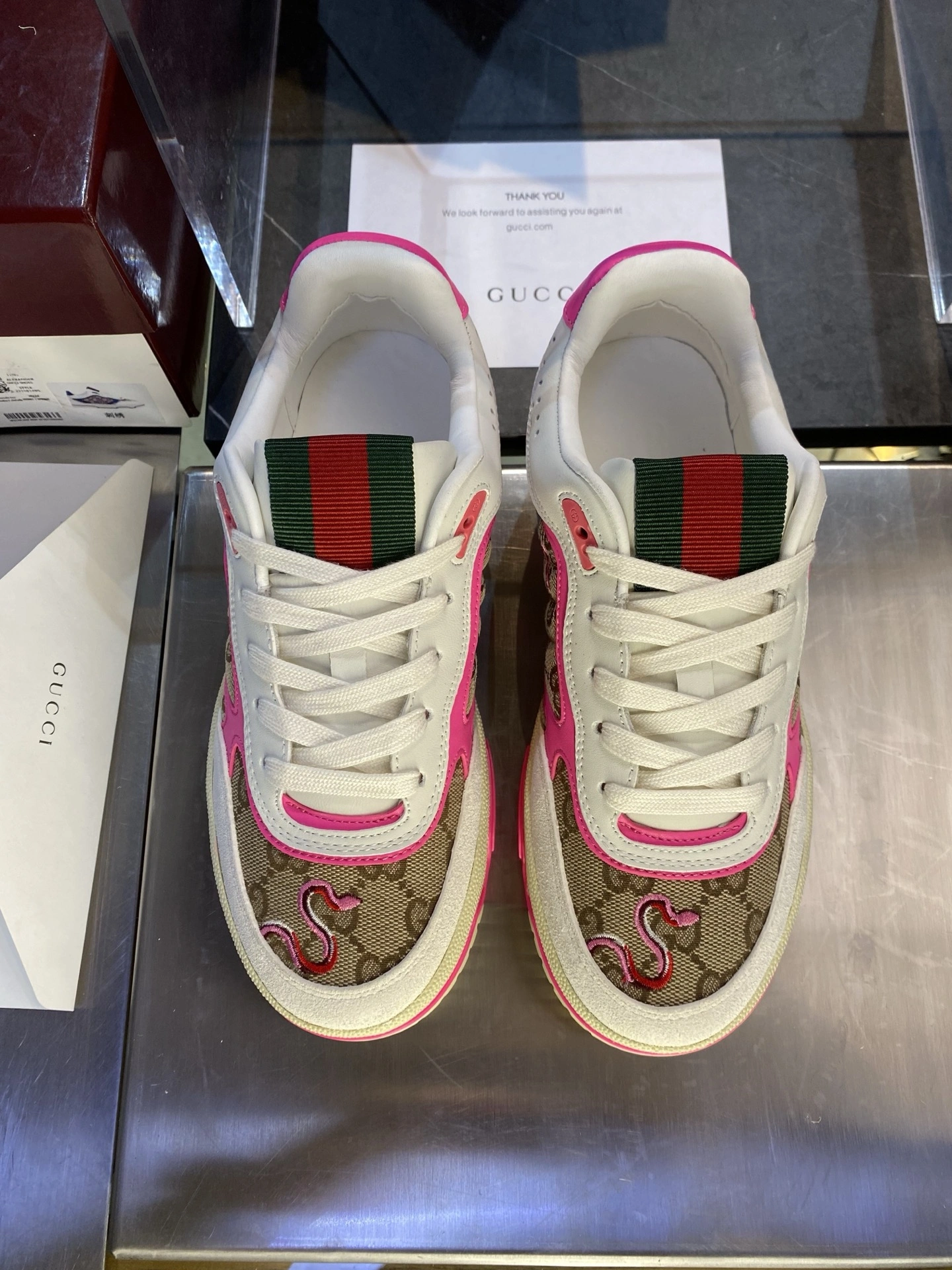 Bright G*ucci Top Sneaker Low RR 20250415- 3388