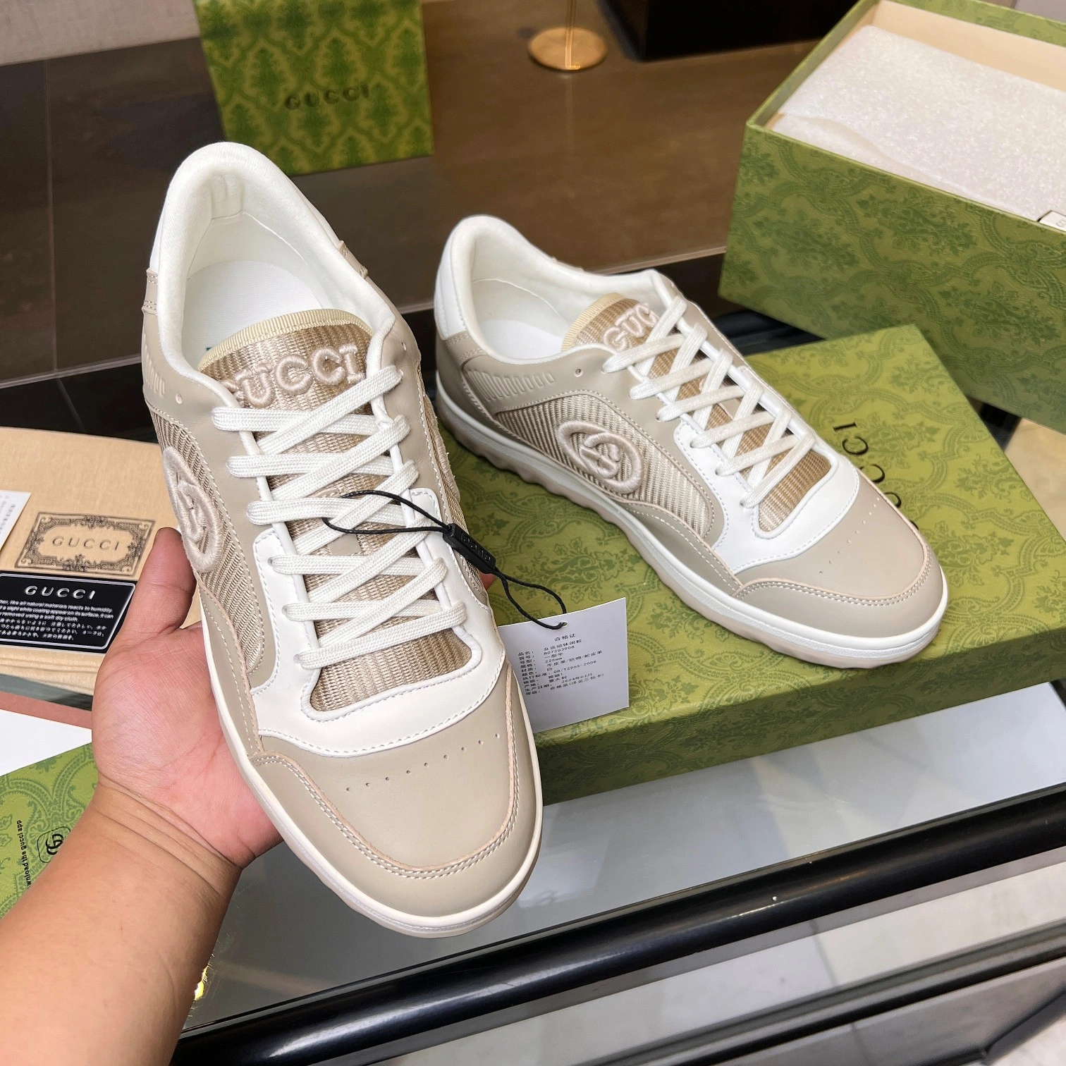 Packable G*ucci Top Sneaker Low Tianyi 20240811- 3425